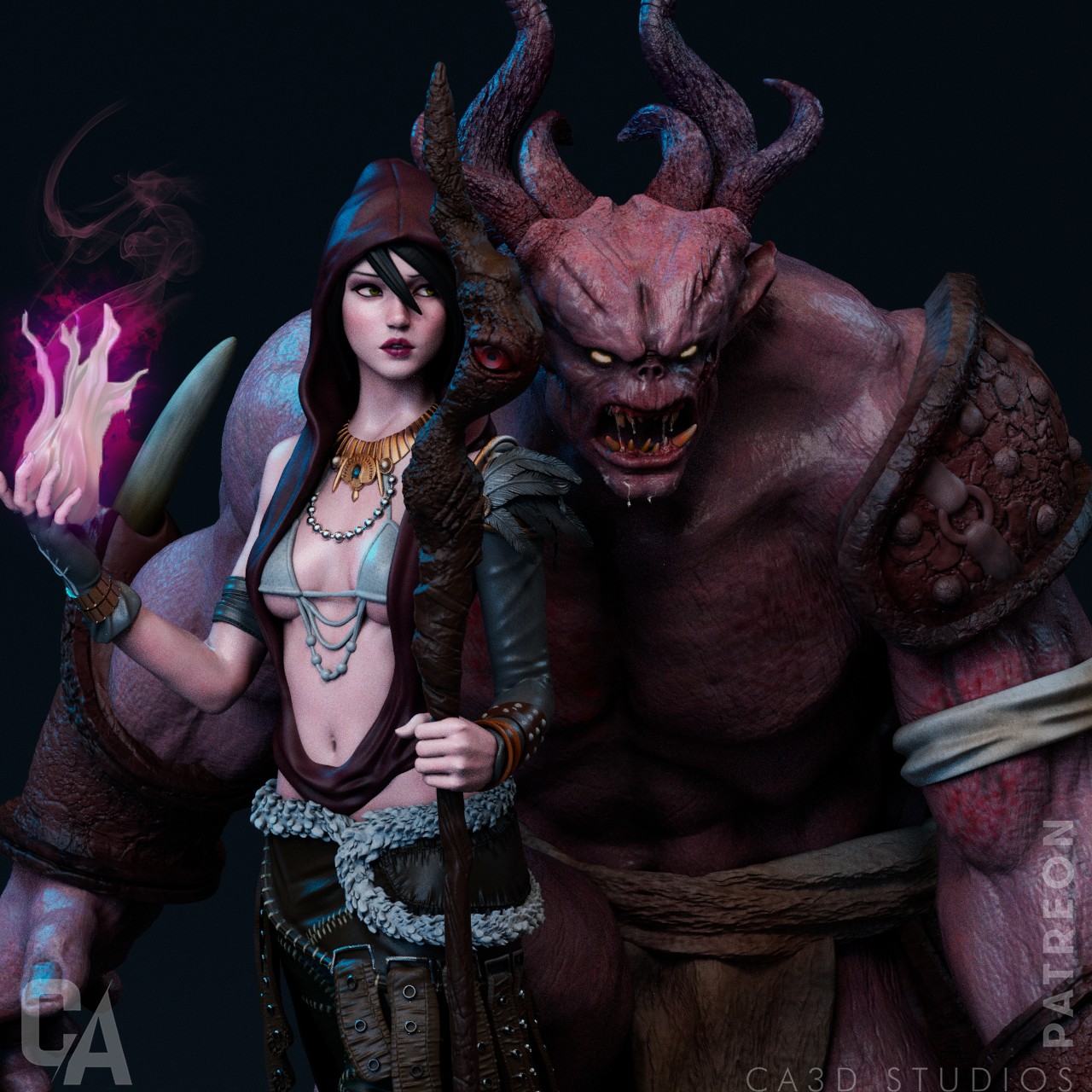 Morrigan - Diorama (Dragon Age)