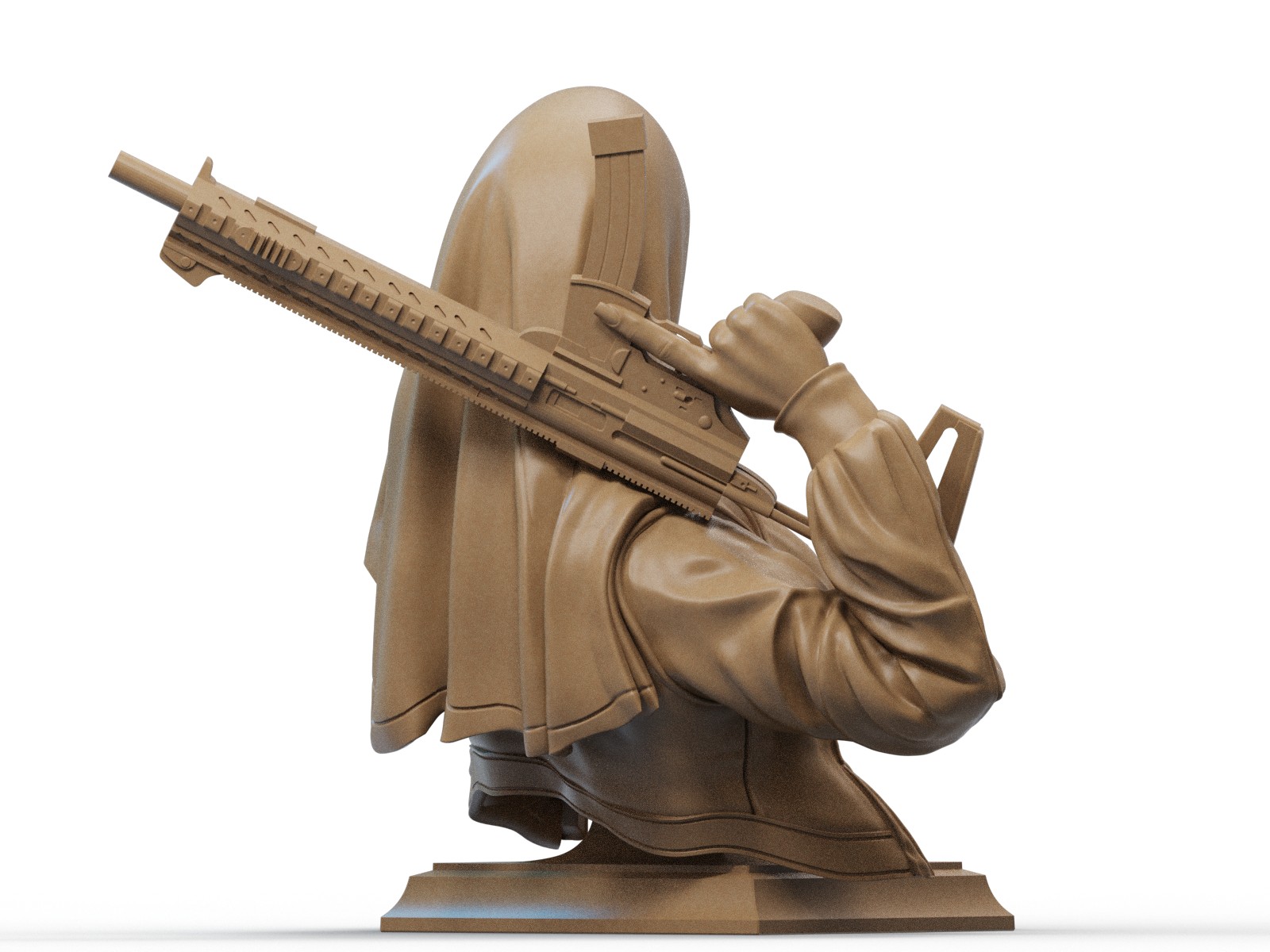 Nun with Gun Bust - Image 3
