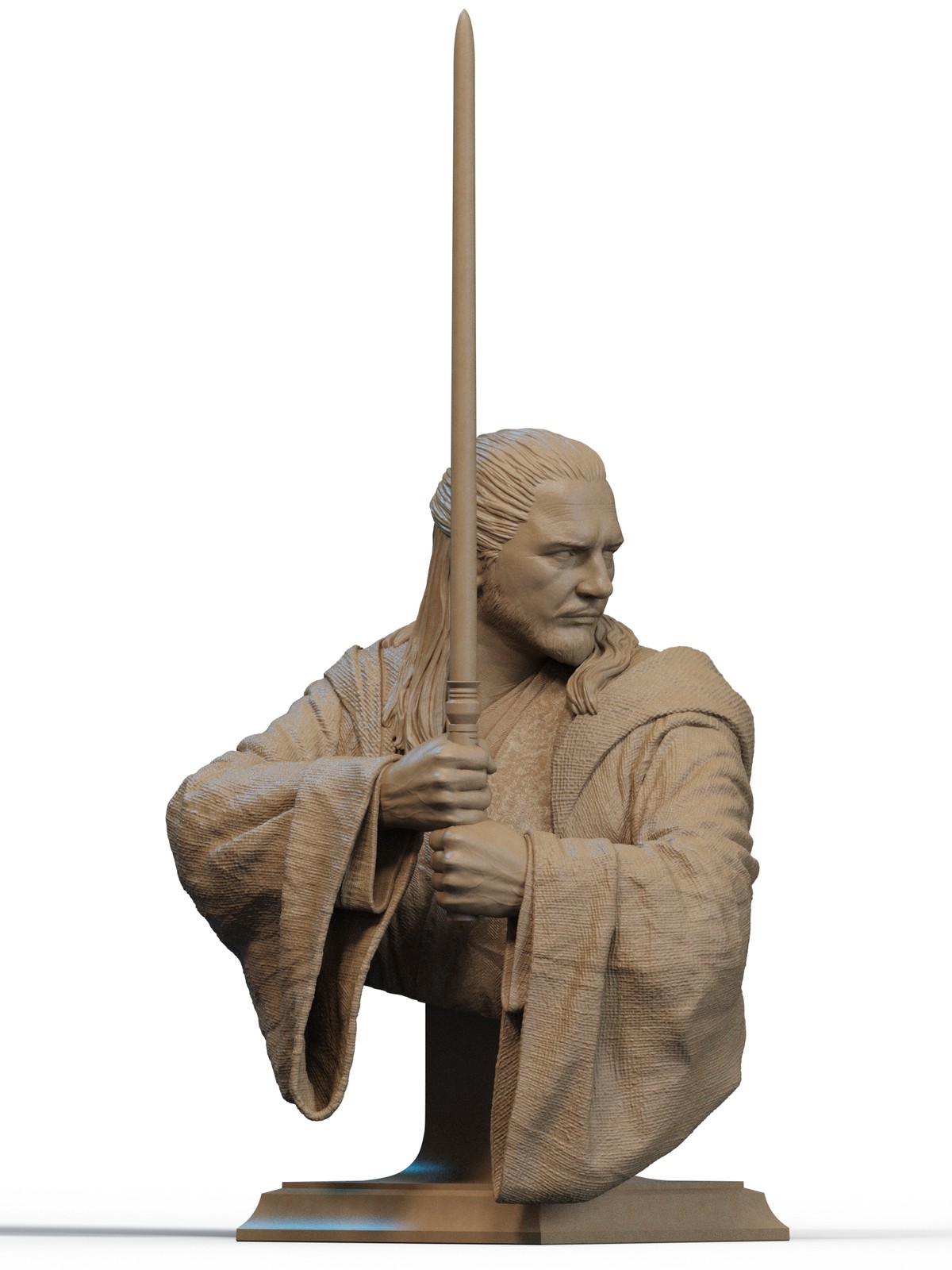 Qui-Gon Jinn Bust - Image 2