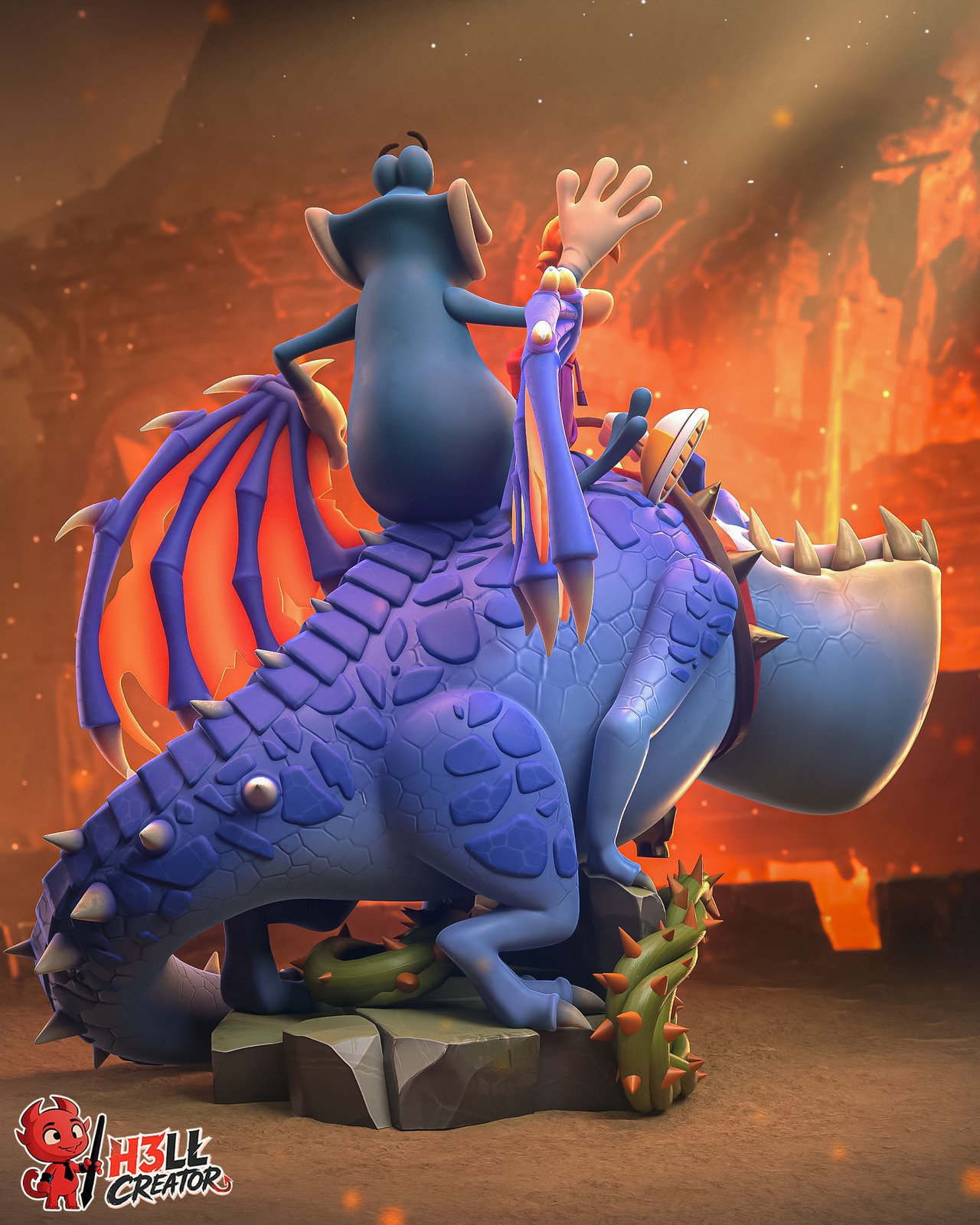 Rayman & Globox - Diorama - Image 5