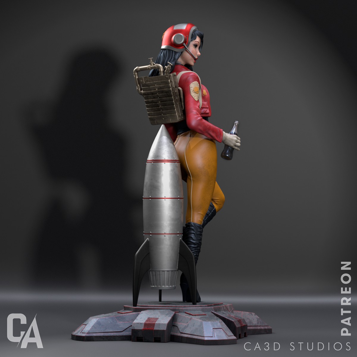 Retro Pinup Astronaut - Image 5