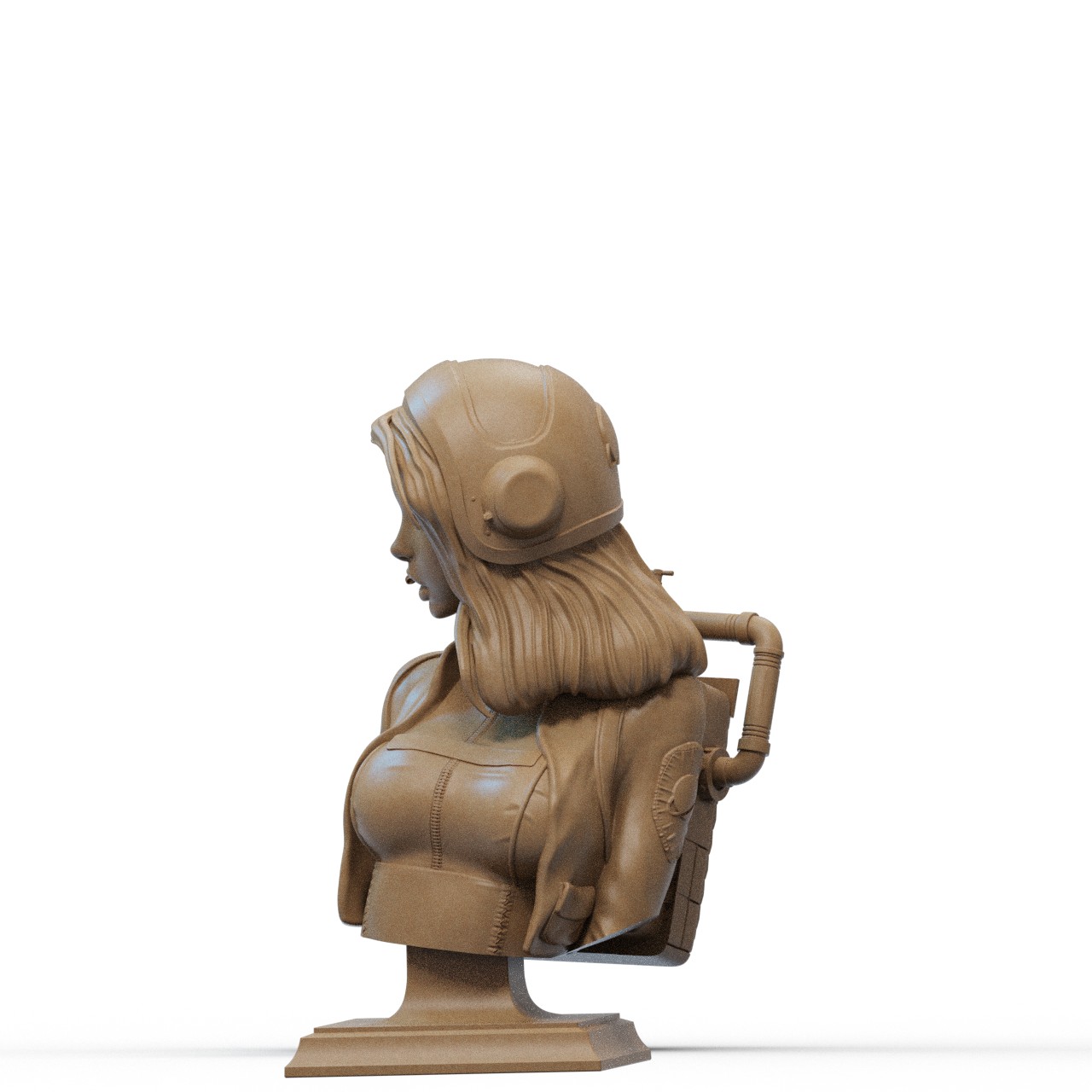 Retro Pinup Astronaut Bust - Image 3