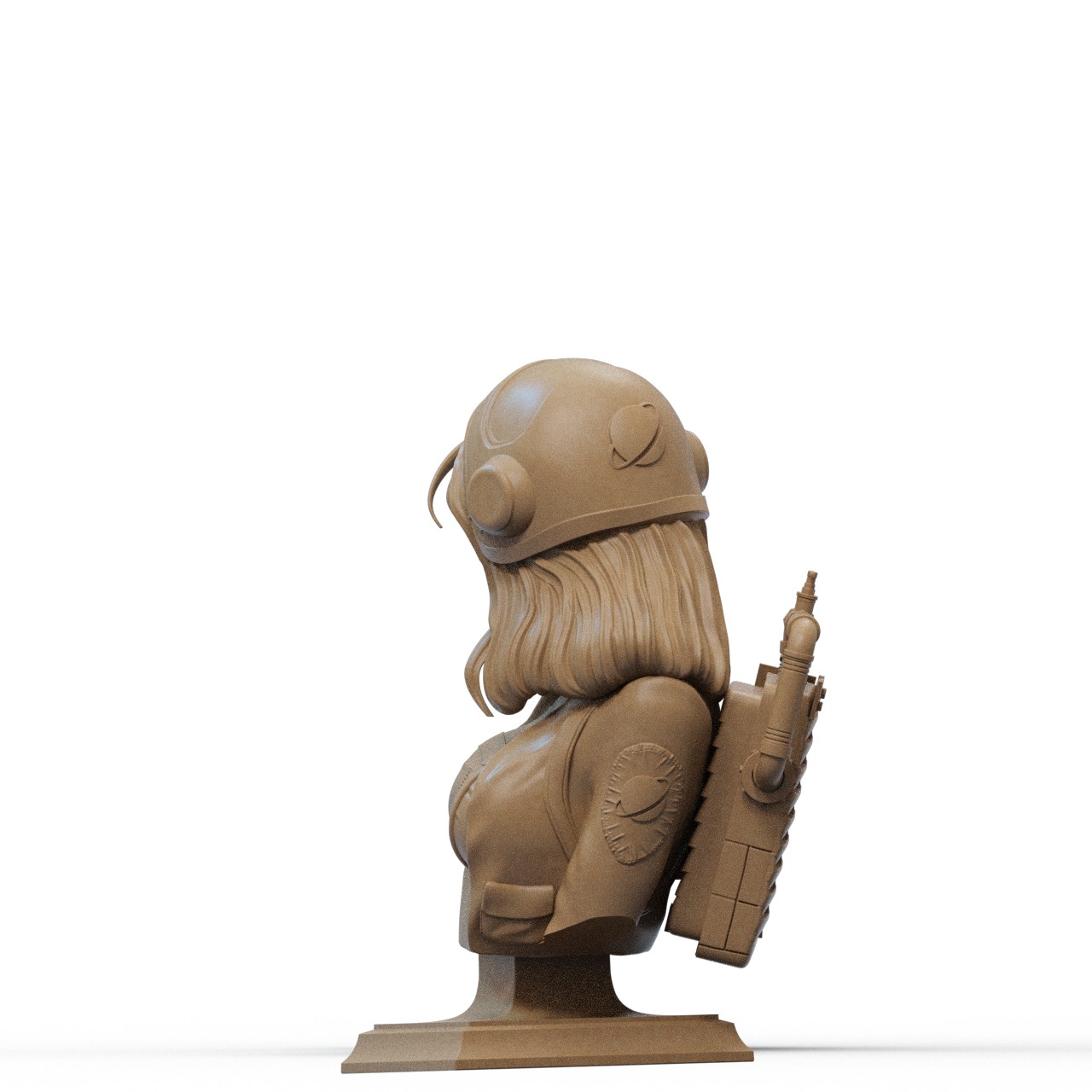 Retro Pinup Astronaut Bust - Image 4