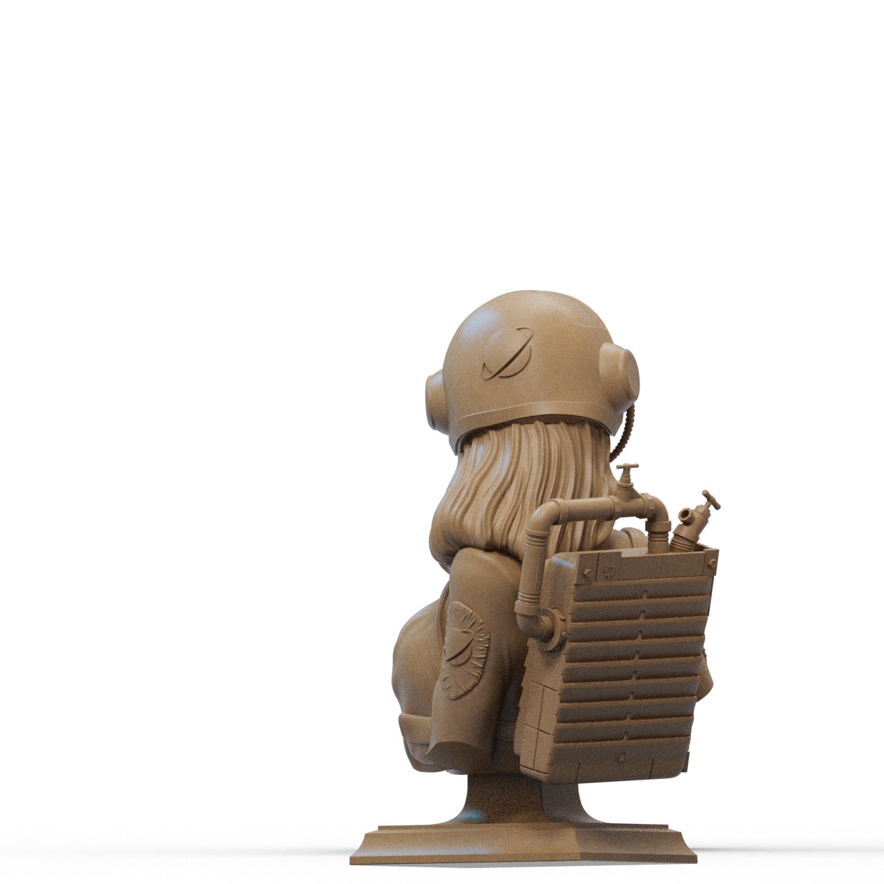 Retro Pinup Astronaut Bust - Image 5