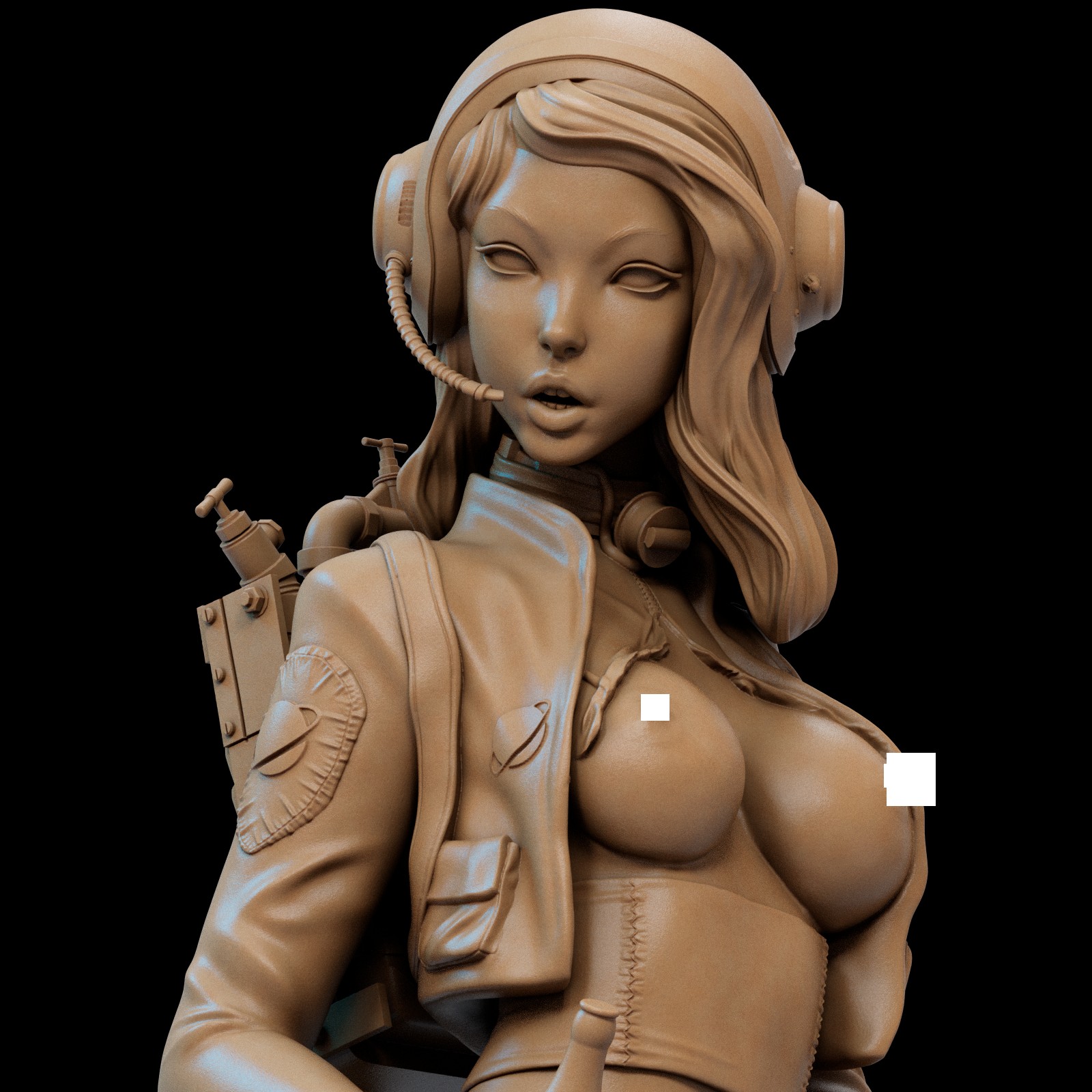 Retro Pinup Astronaut - NSFW