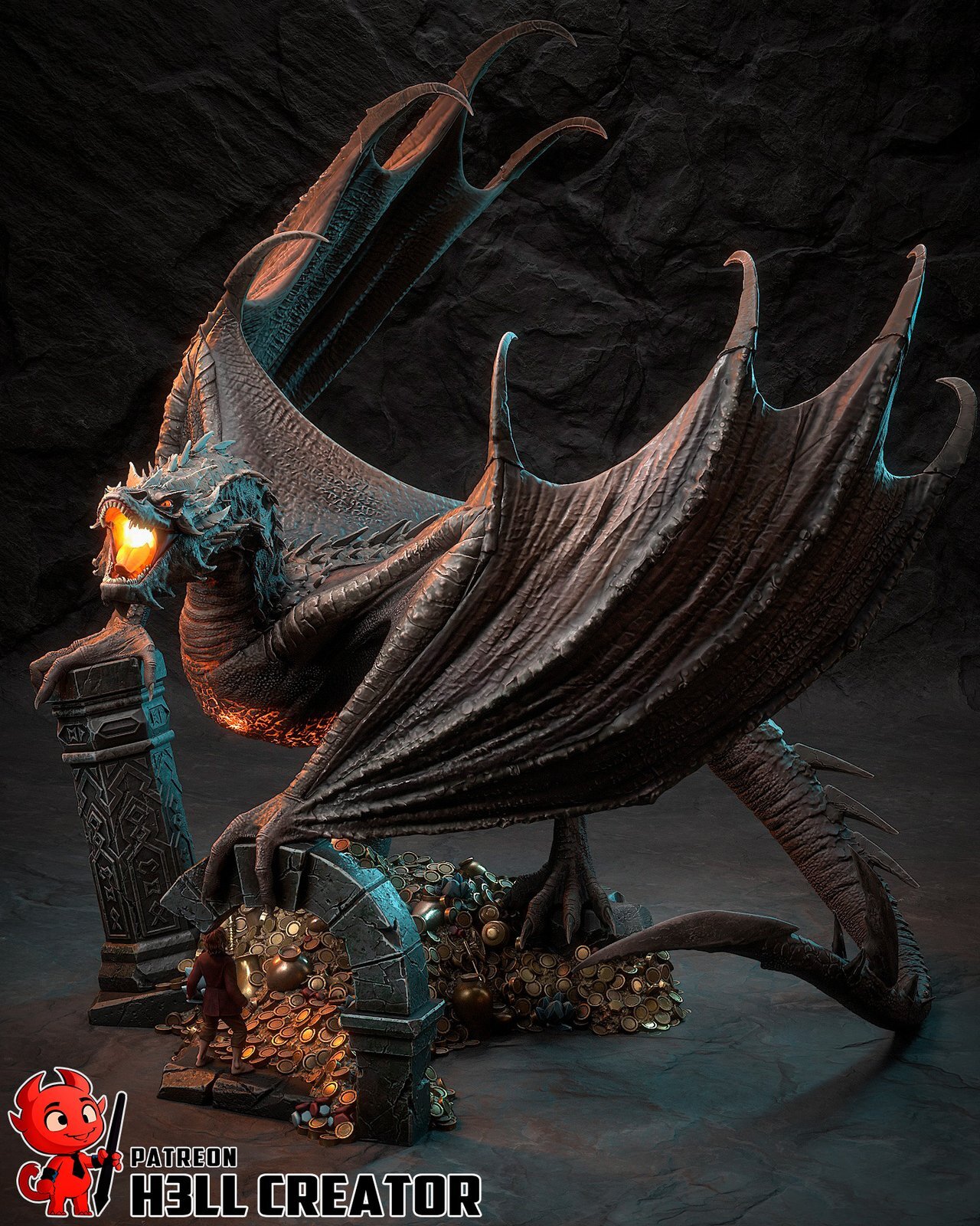 Smaug - Diorama (The Hobbit) - Image 2