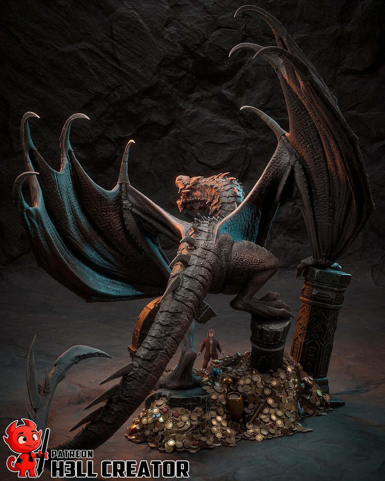 Smaug - Diorama (The Hobbit) - Image 3