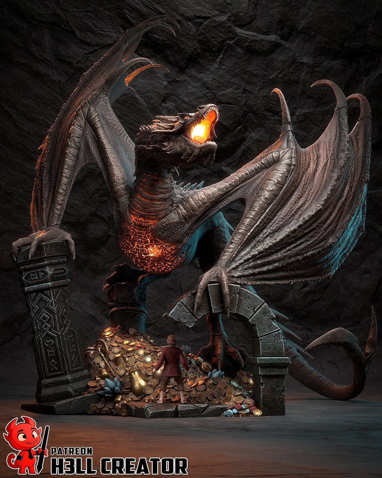 Smaug - Diorama (The Hobbit) - Image 5
