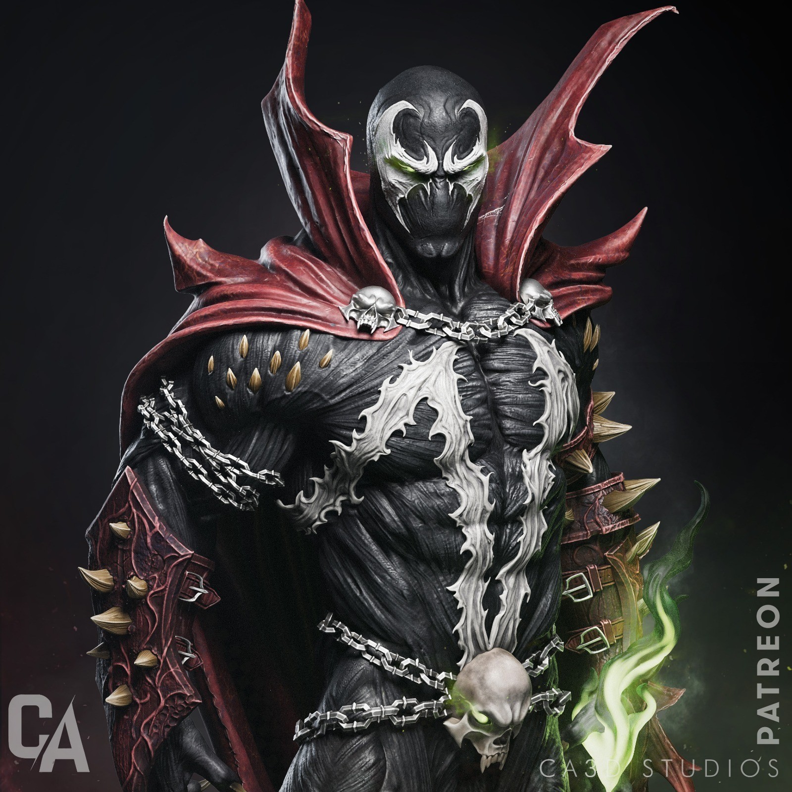 Spawn Green Flame