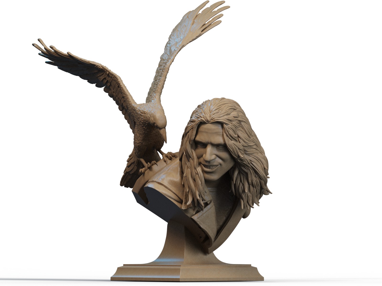 The Crow Bust