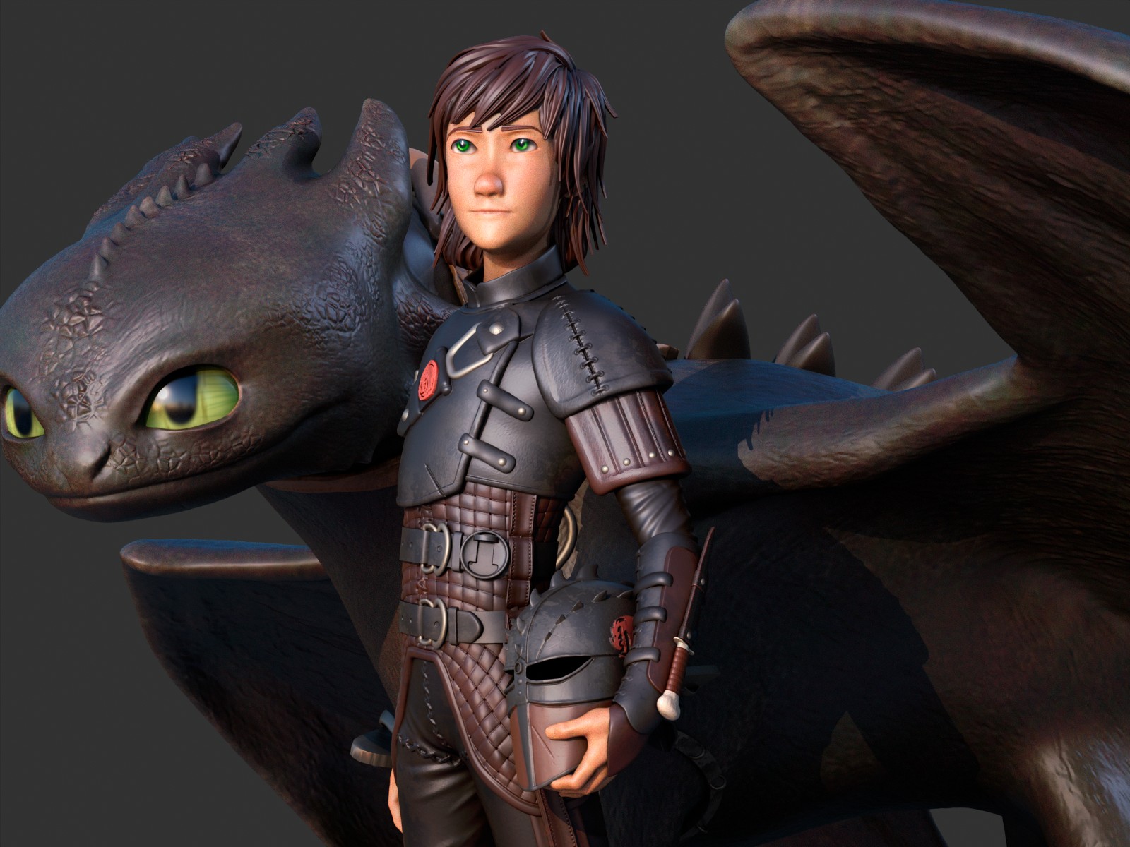 Hiccup & Toothless (How to Train Your Dragon)