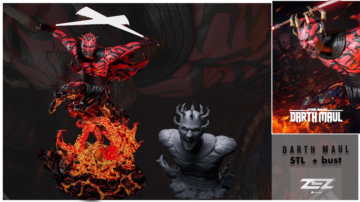 Darth Maul Bust - Image 2