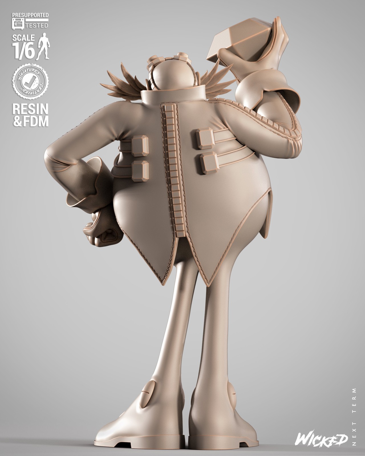 Video Games Dr Eggman Sculpture #2 - Image 2