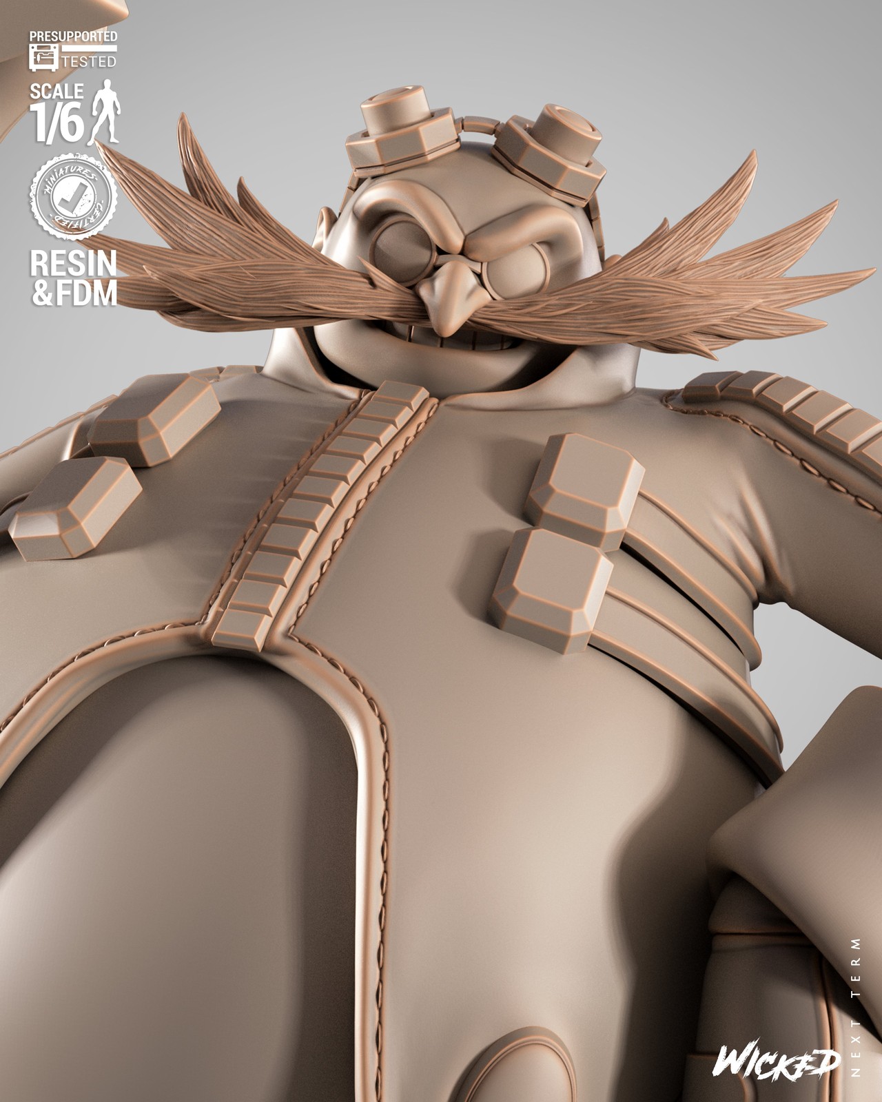 Video Games Dr Eggman Sculpture #2 - Image 4