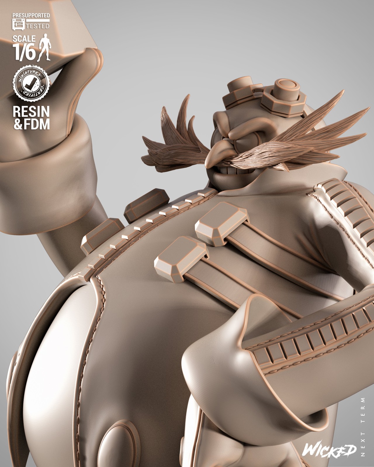 Video Games Dr Eggman Sculpture #2 - Image 5