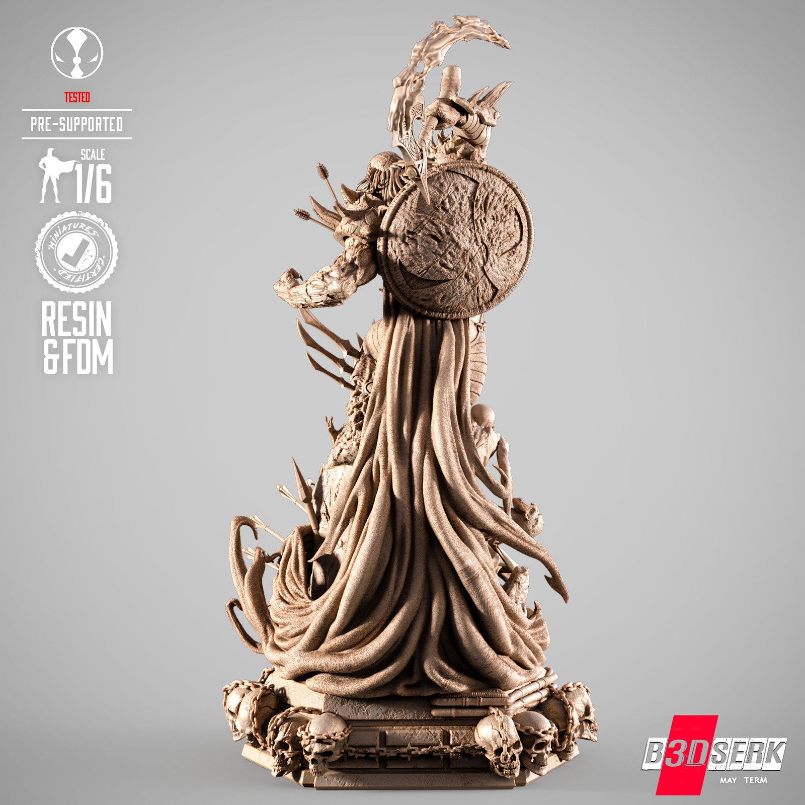 Dark Ages Spawn Sculpture - Image 3