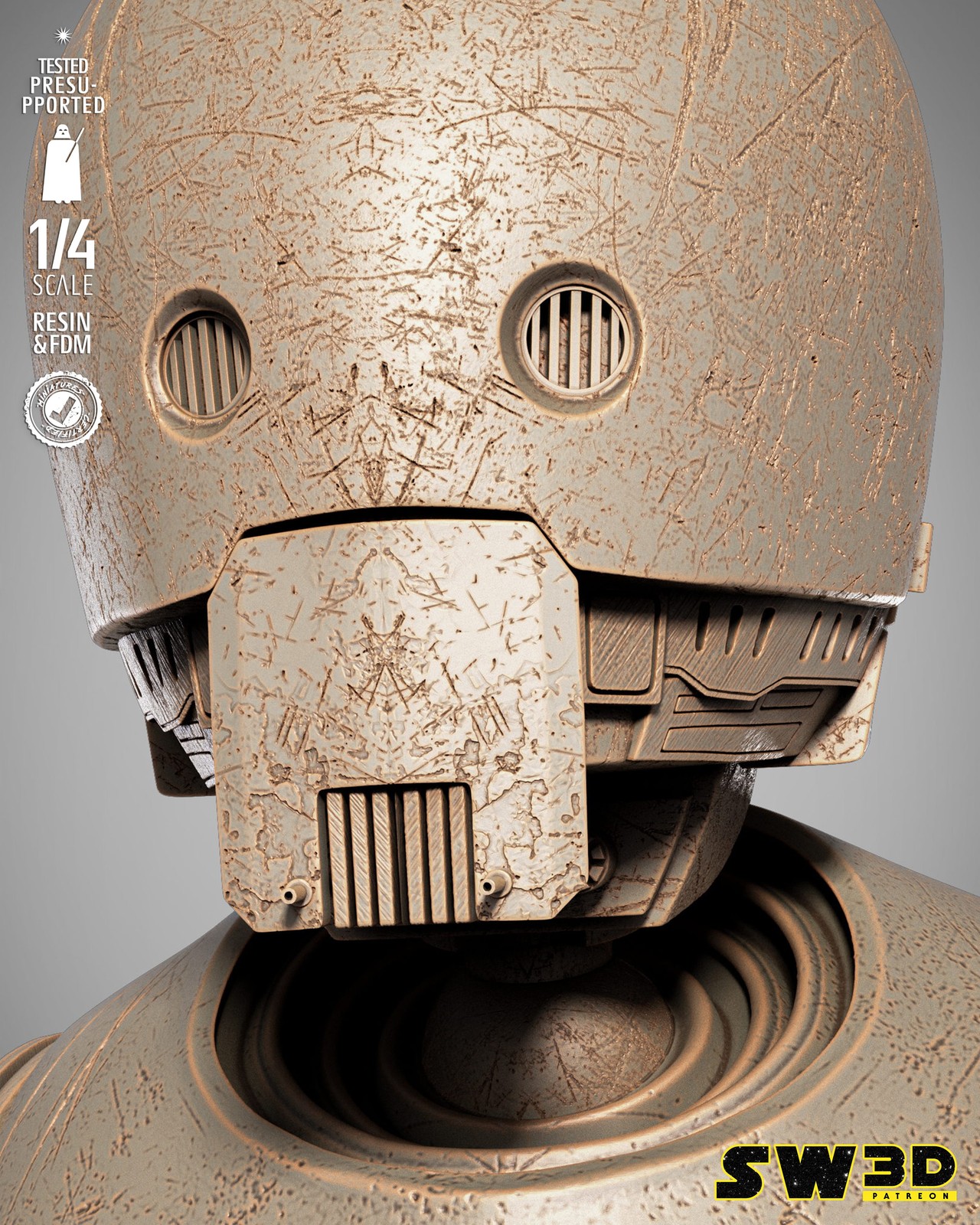K2SO Portrait Bust - Image 3