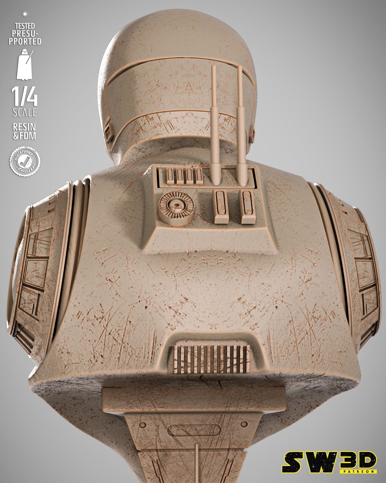K2SO Portrait Bust - Image 5