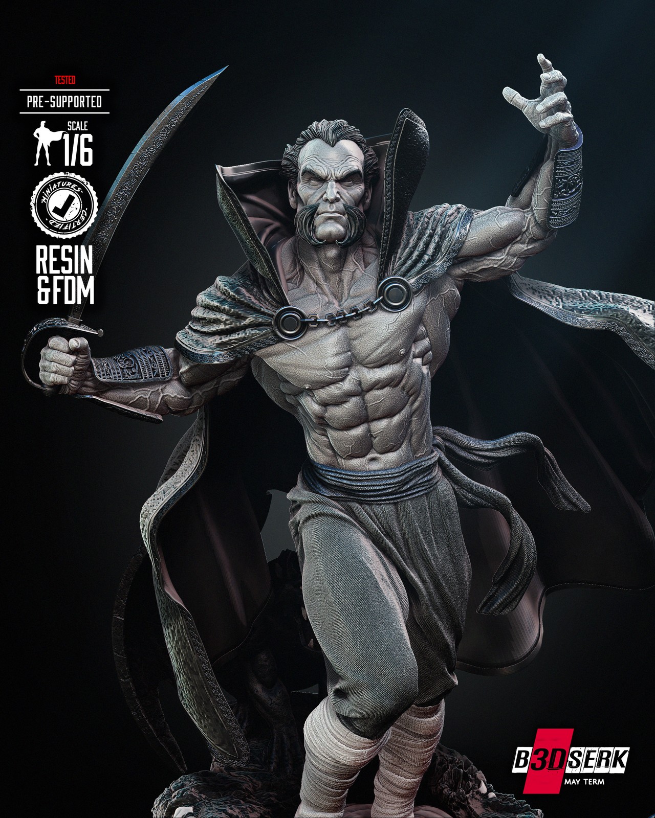 Ra's Al Ghul Sculpture - Image 5