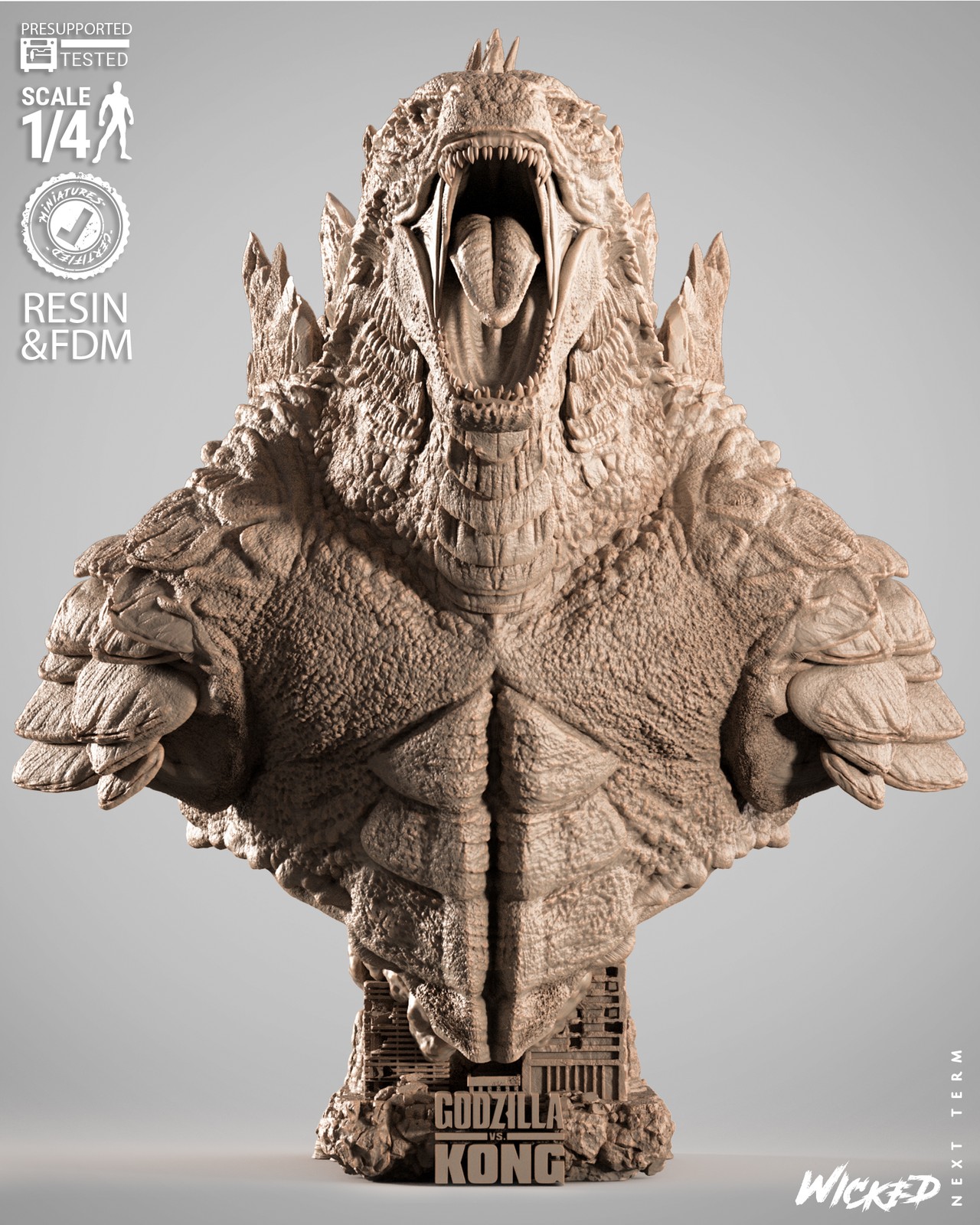 Godzilla Portrait Bust