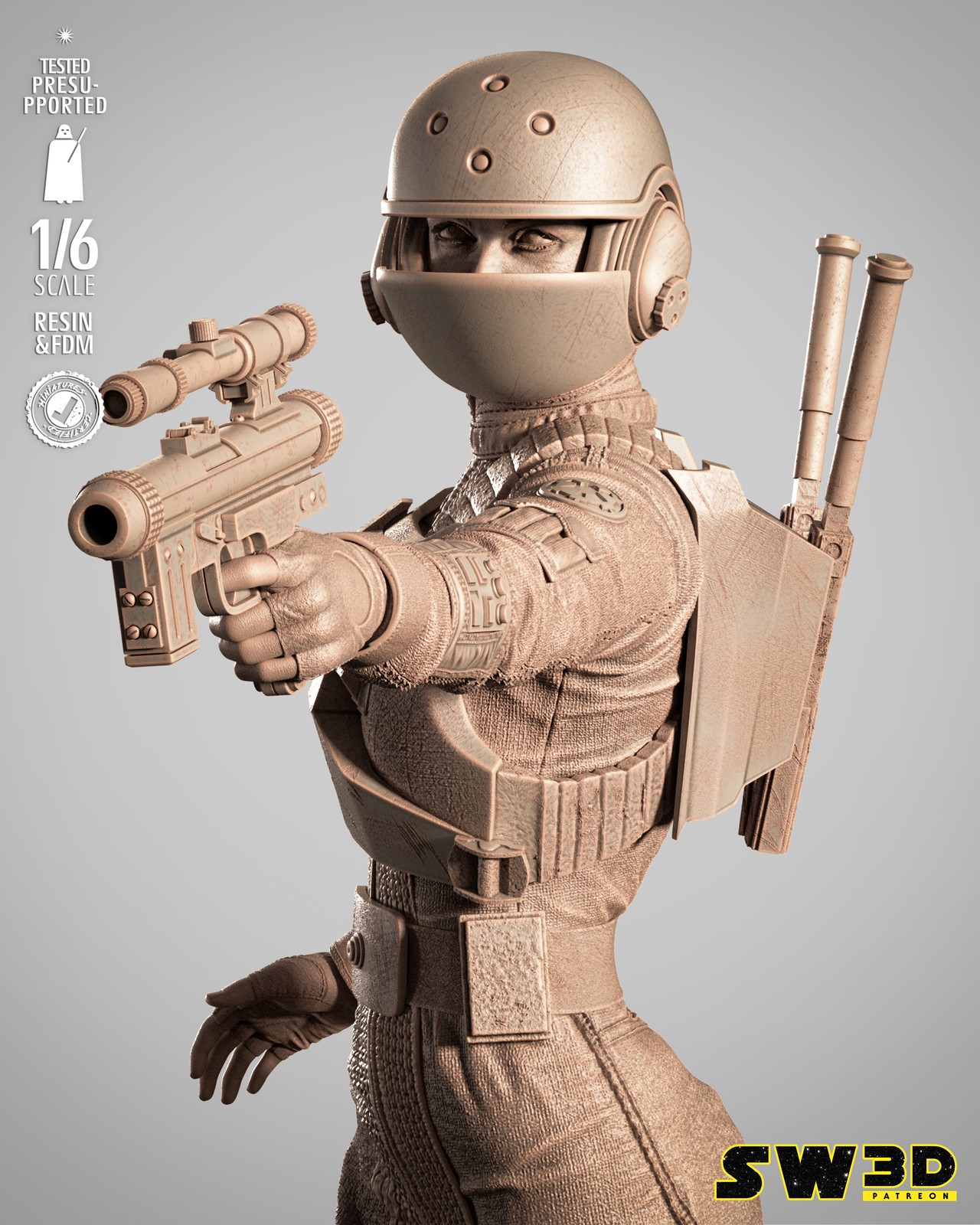 Jyn Erso Sculpture - Image 2