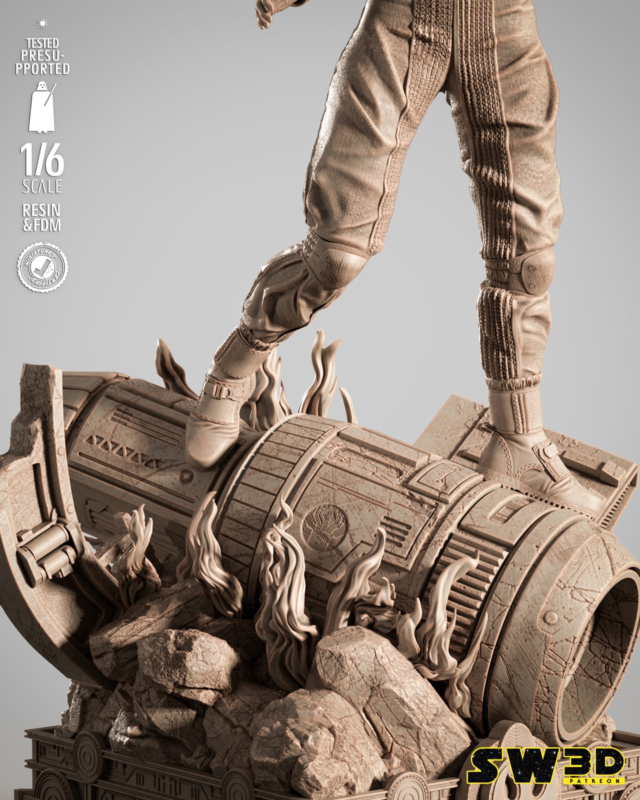 Jyn Erso Sculpture - Image 3