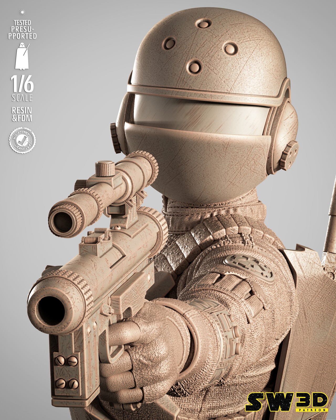 Jyn Erso Sculpture - Image 4