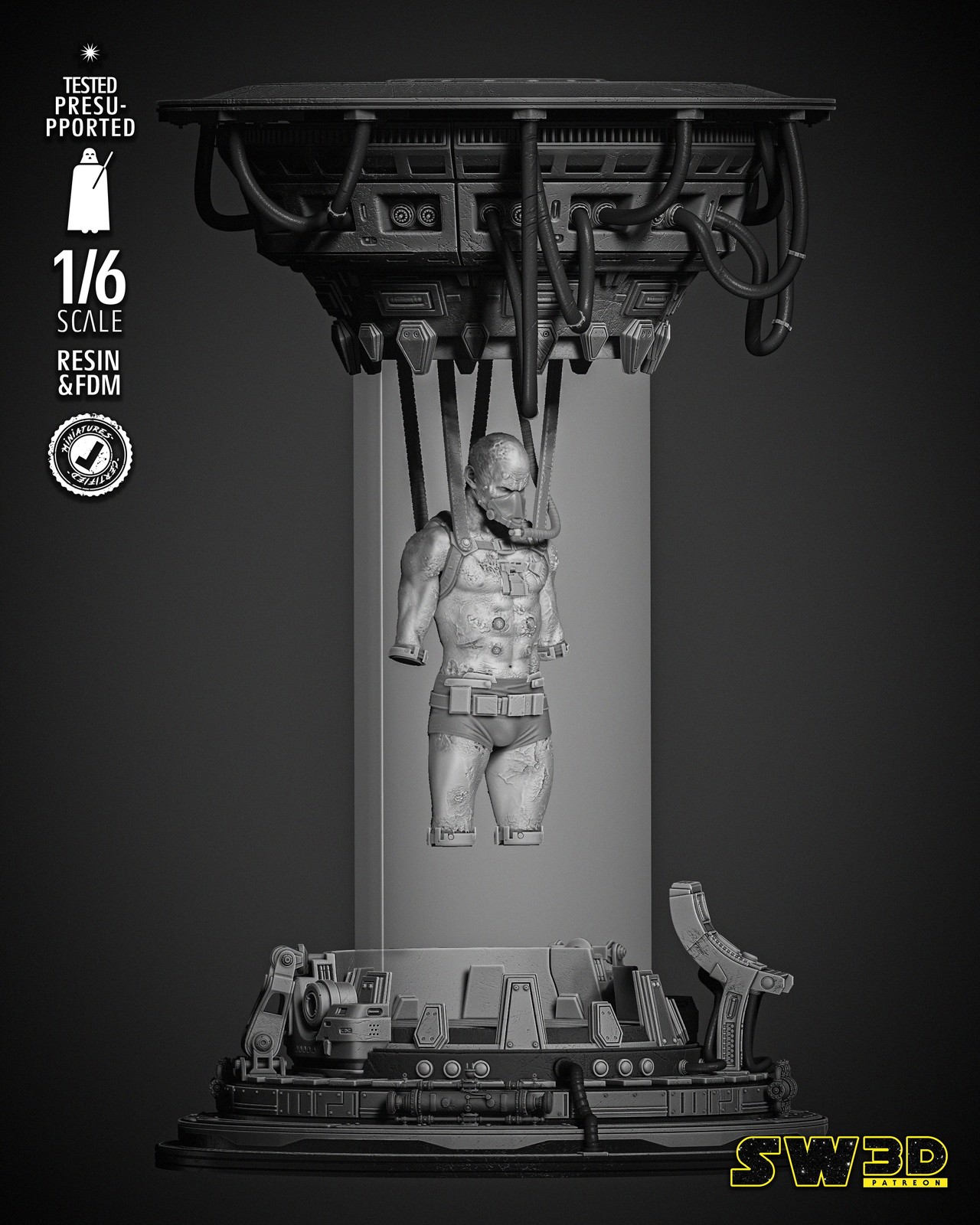 Darth Vader In The Bacta Tank Sculpture - Image 2