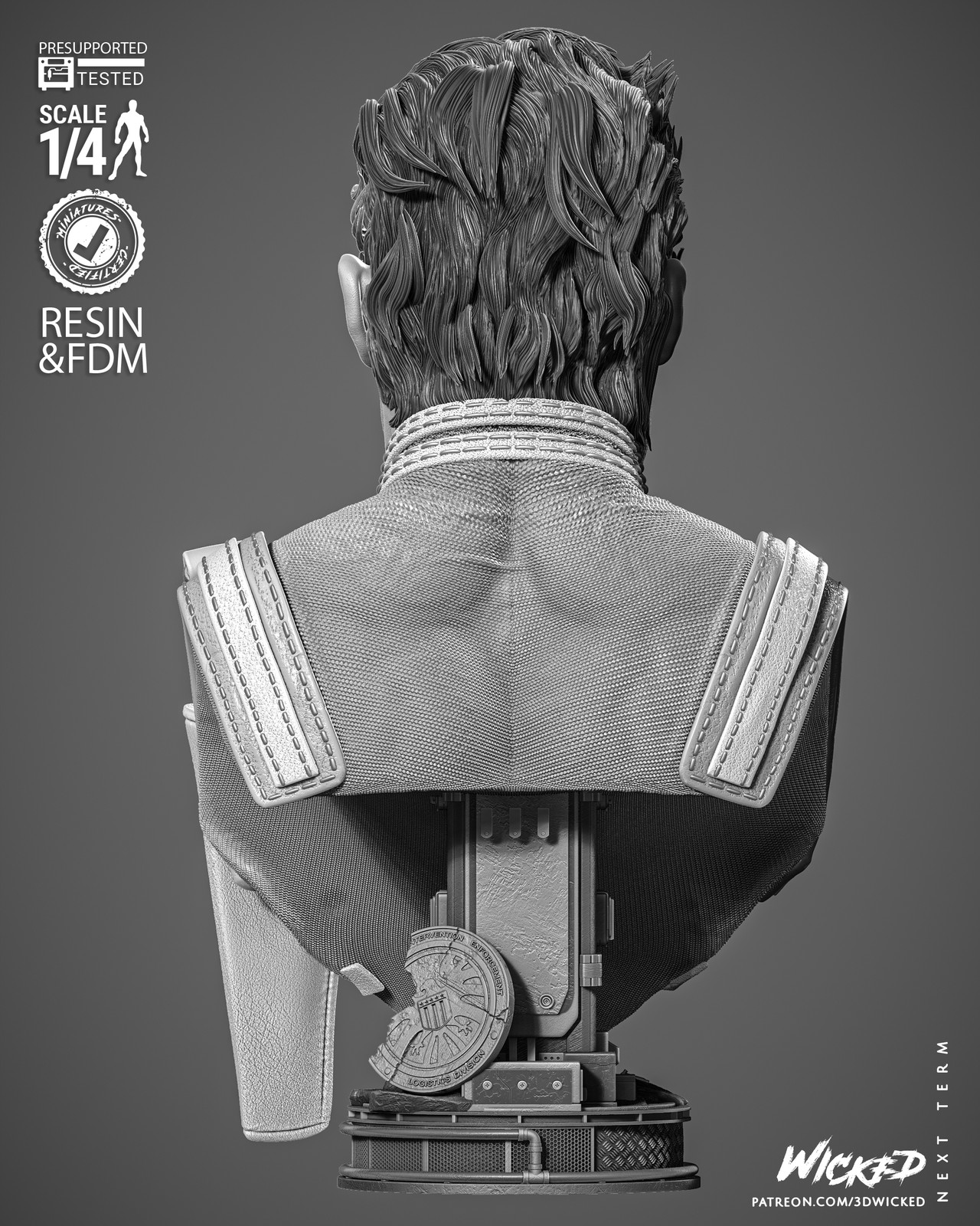 Nick Fury Portrait Bust - Image 2