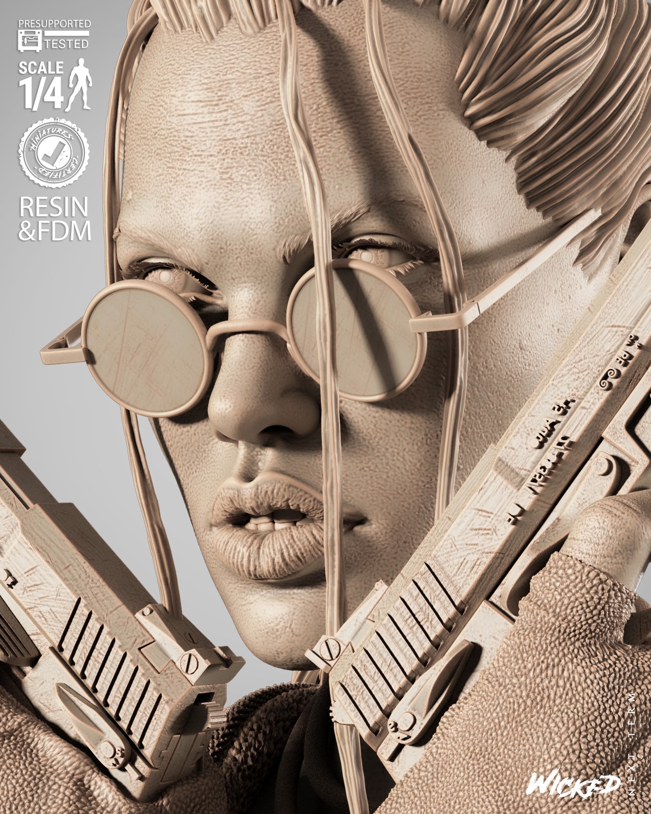 Lara Croft Portrait Bust - Image 4