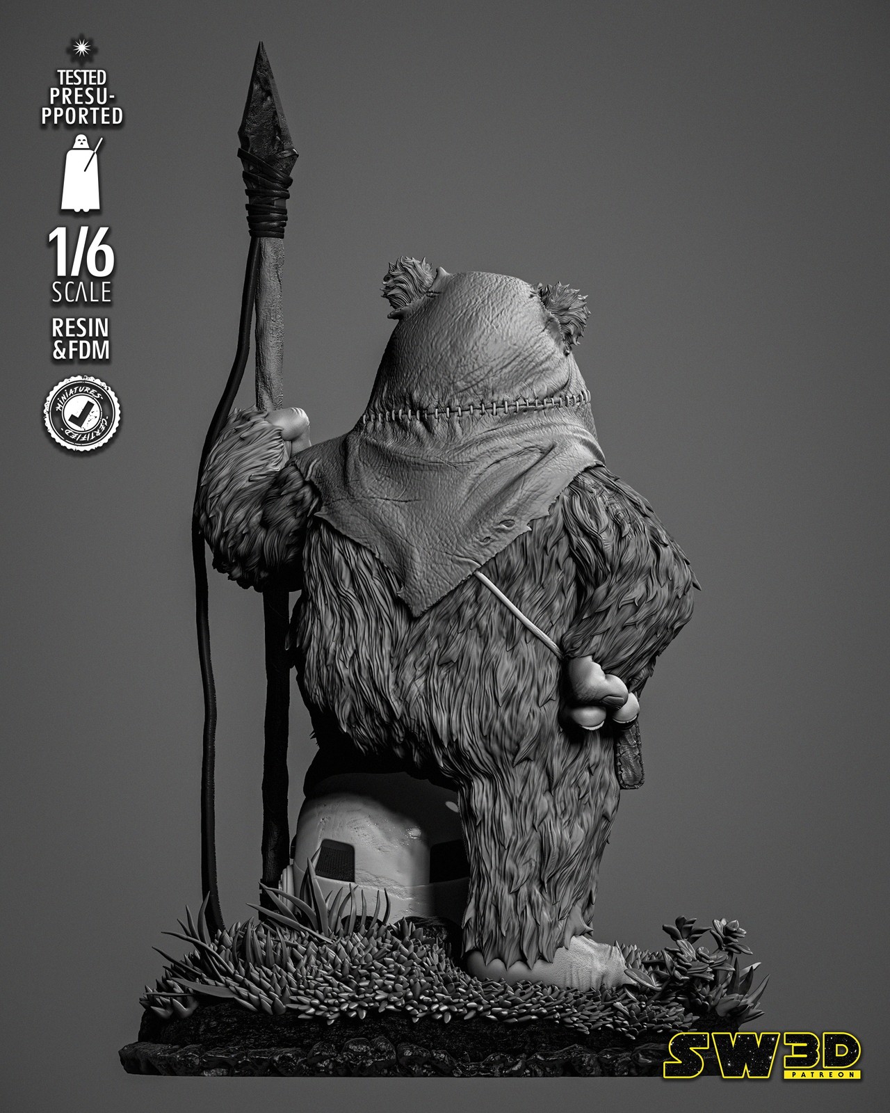 Ewok 1 Sculpture - Image 2