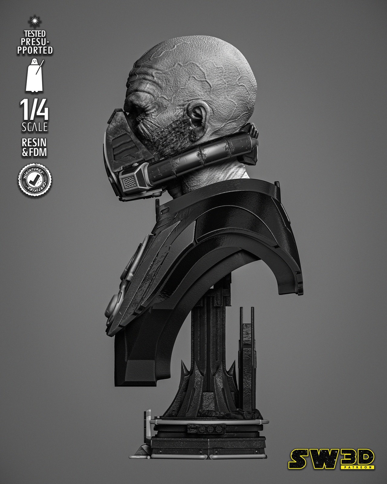 Darth Malgus Portrait Bust - Image 3