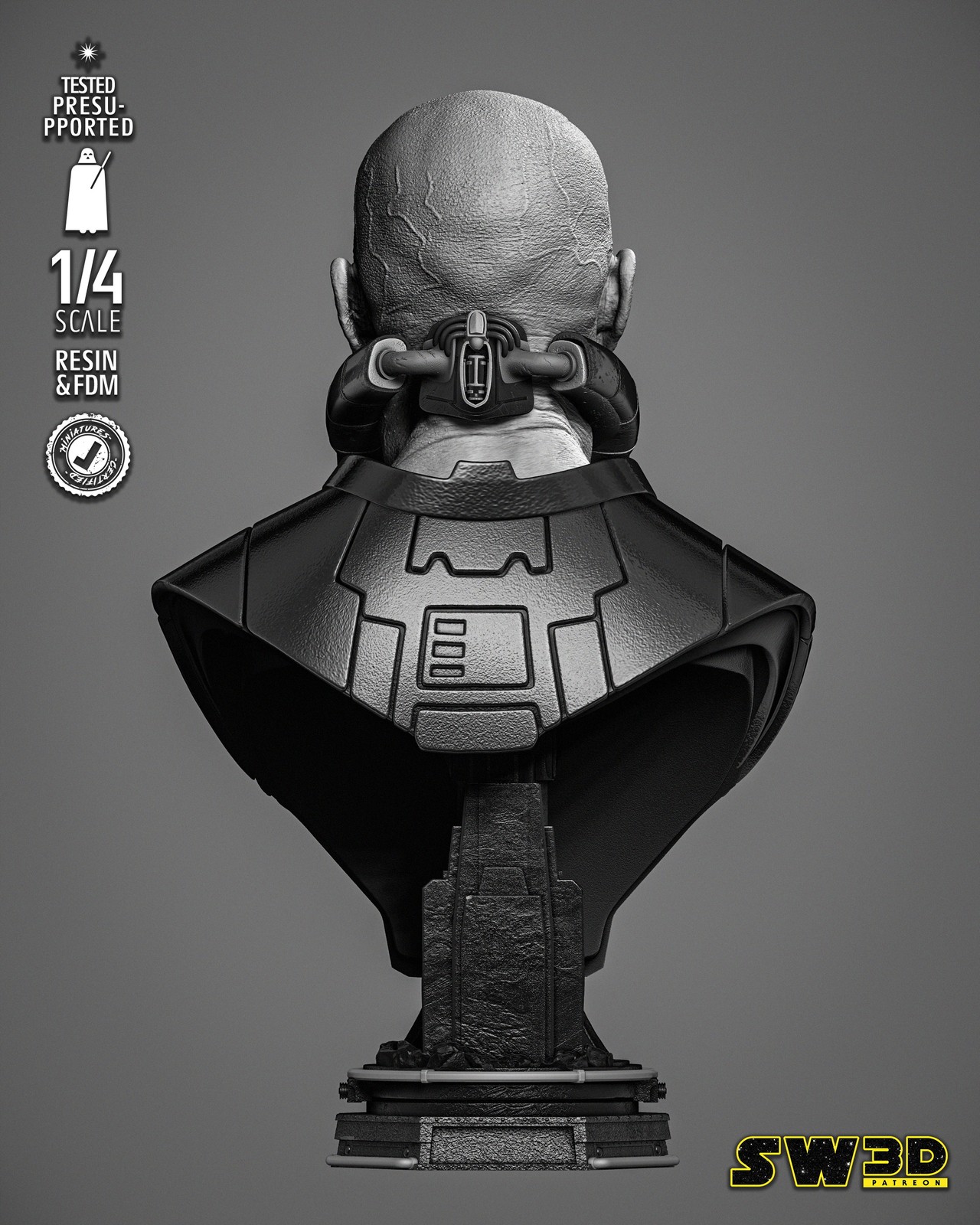 Darth Malgus Portrait Bust - Image 4
