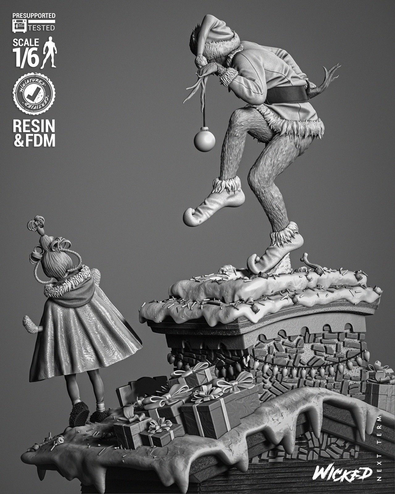 Grinch, Cindy and Max Diorama - Image 5