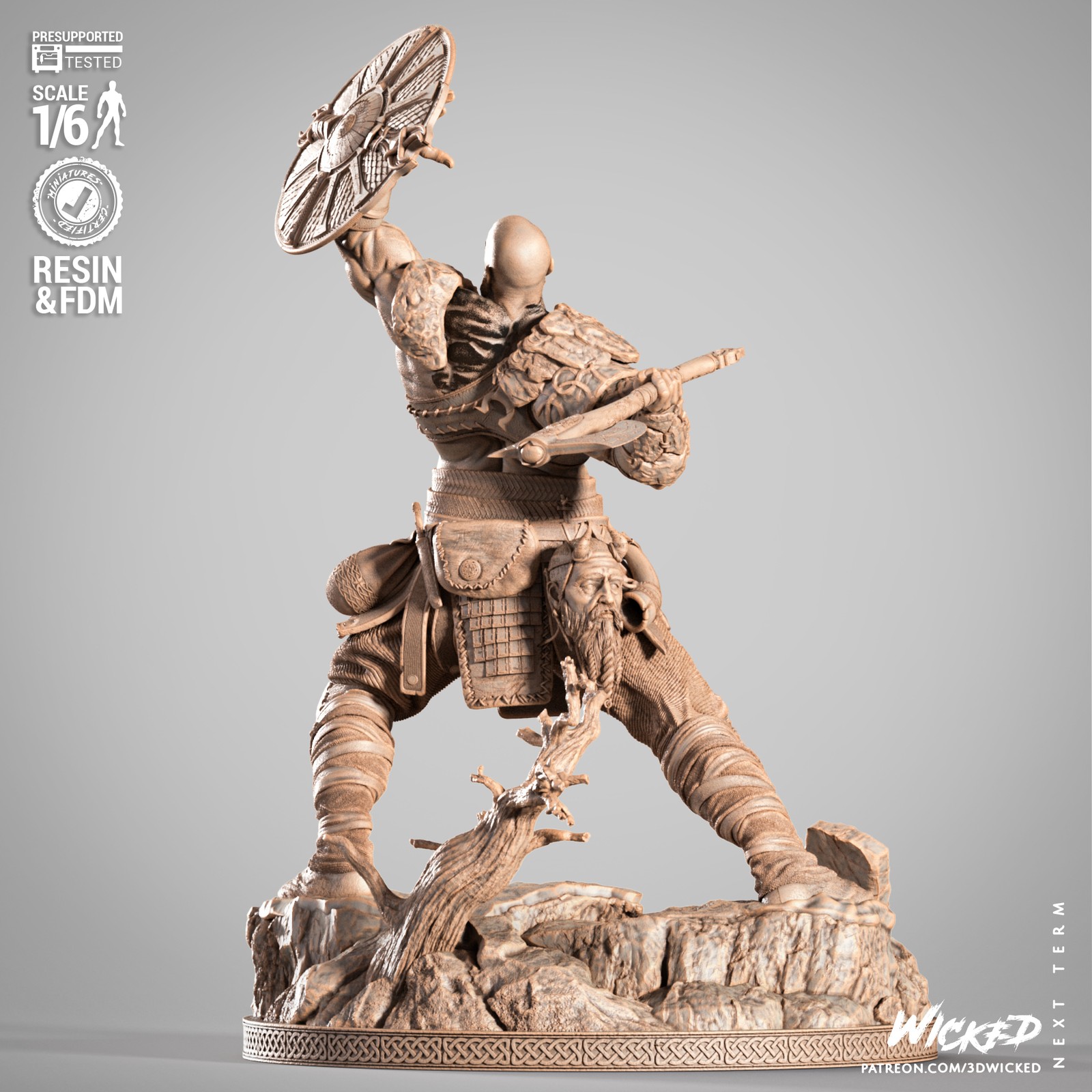 Kratos Sculpture - Image 3