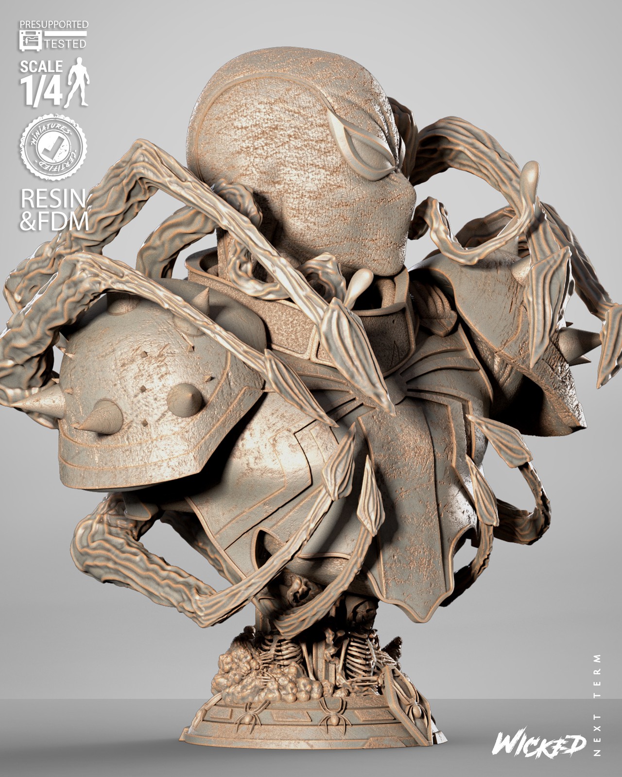 Venom Agent Portrait Bust - Image 2