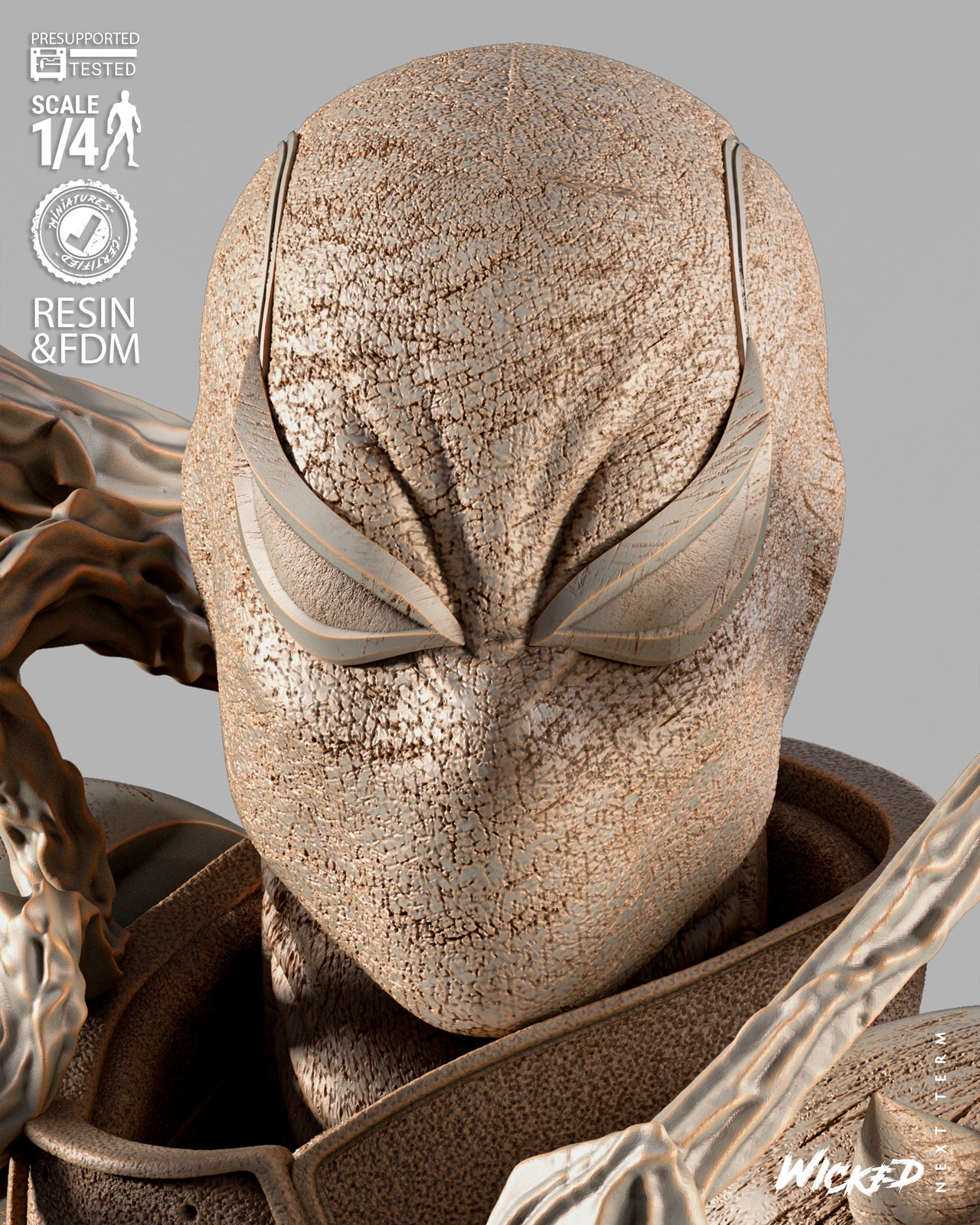 Venom Agent Portrait Bust - Image 4