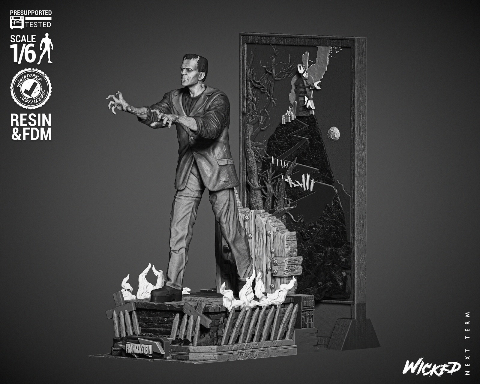 Frankenstein Sculpture - Image 2