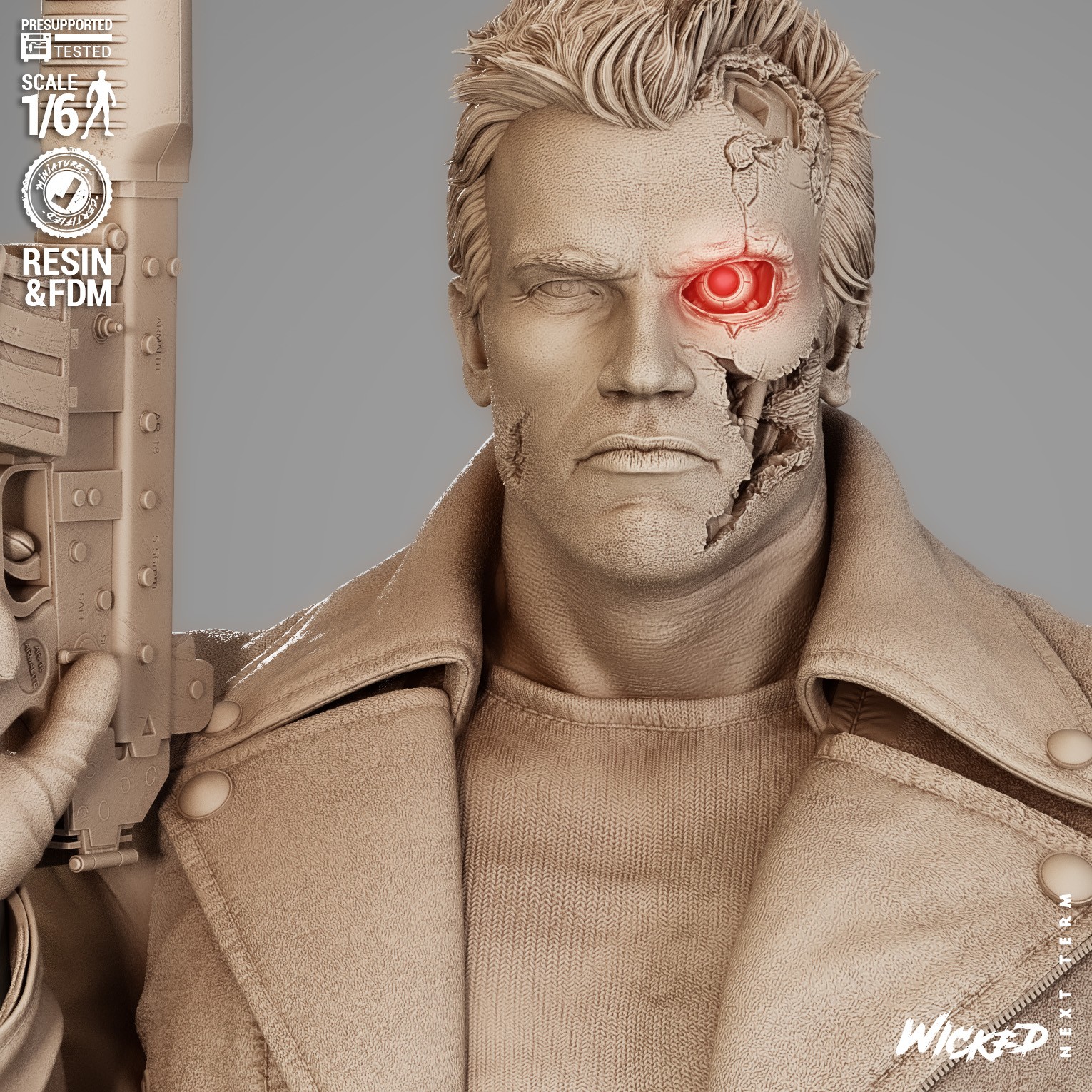 Terminator 1 Sculpture - Image 3
