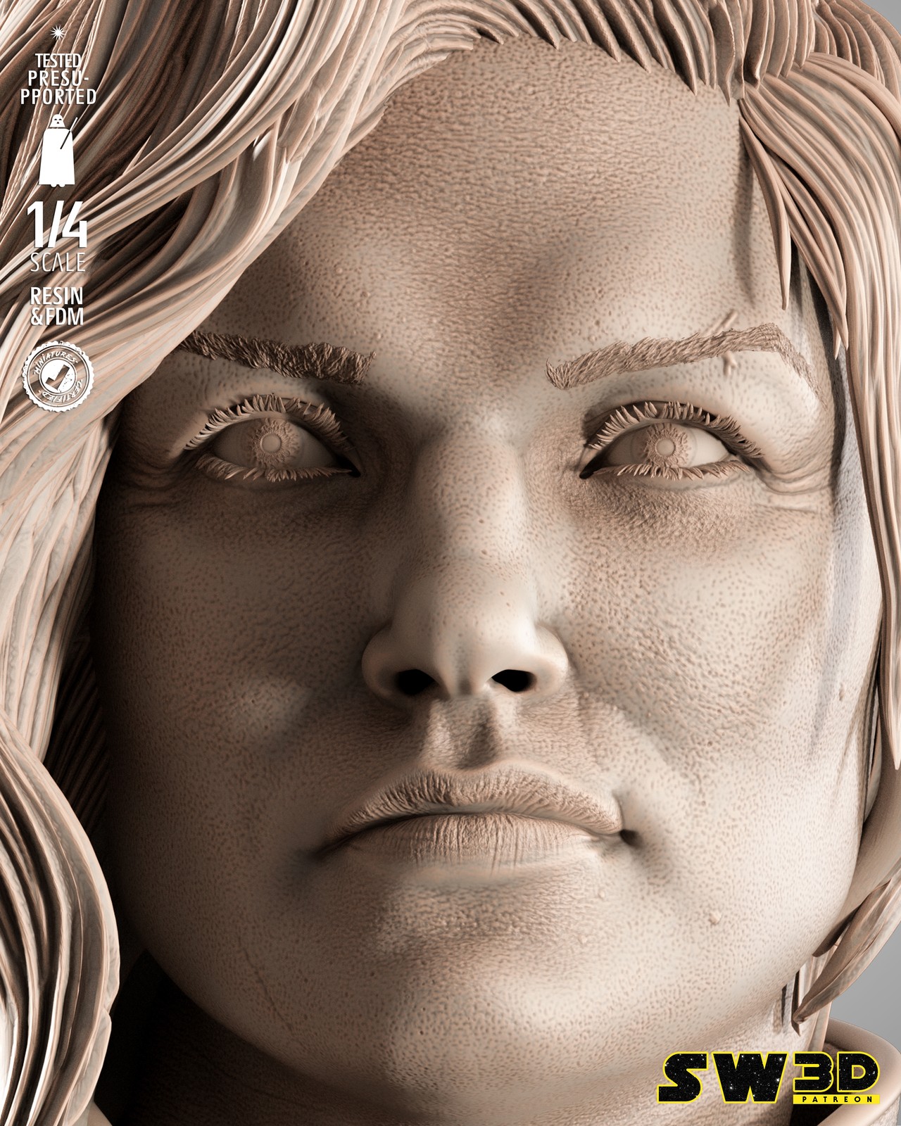 Cara Dune Portrait Bust - Image 2