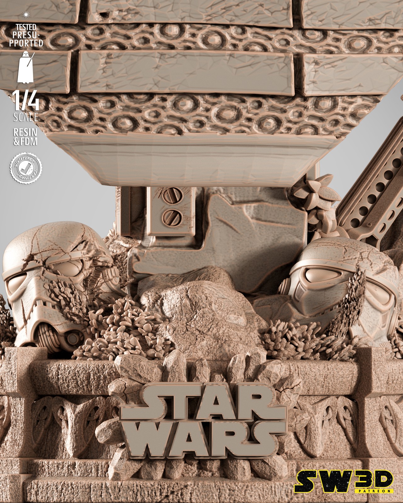 Cara Dune Portrait Bust - Image 3