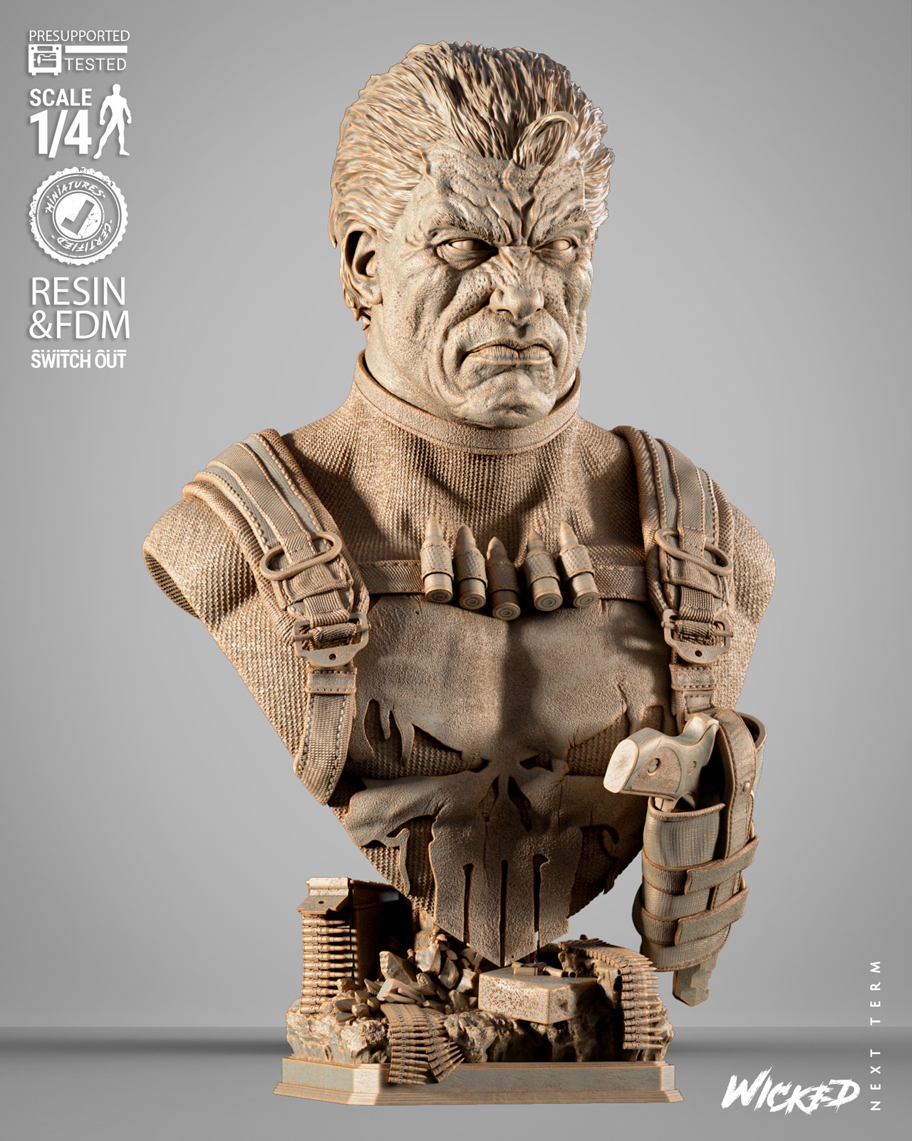 Punisher Portrait Bust - Image 2