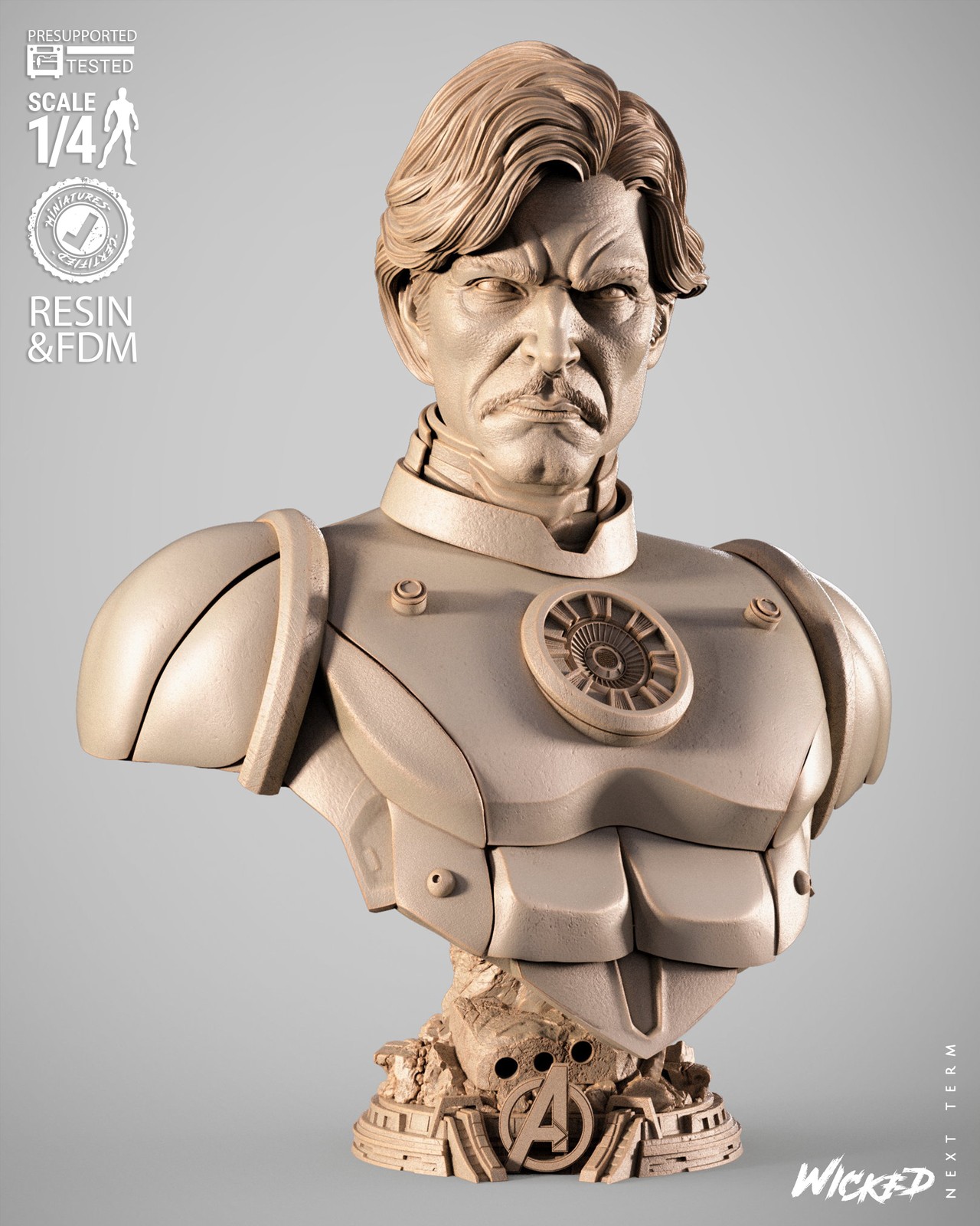 Iron Man 2025 Portrait Bust