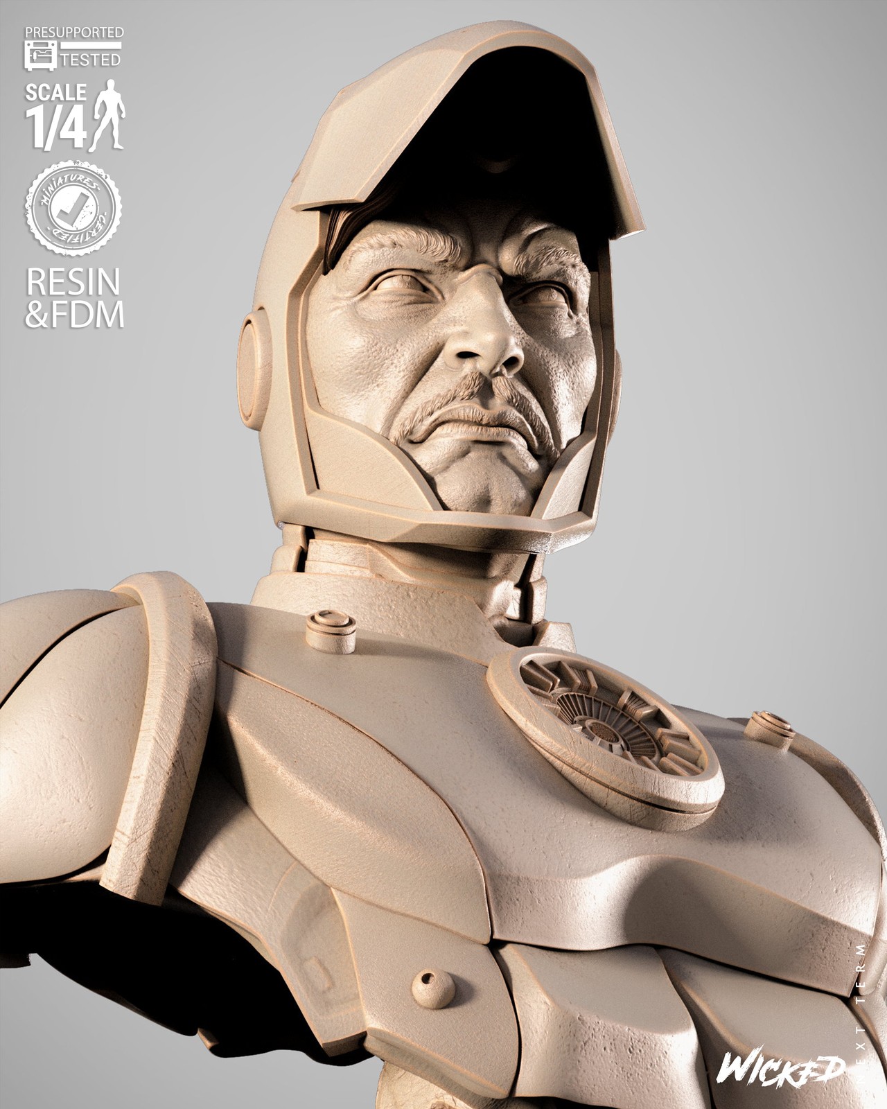 Iron Man 2025 Portrait Bust - Image 2