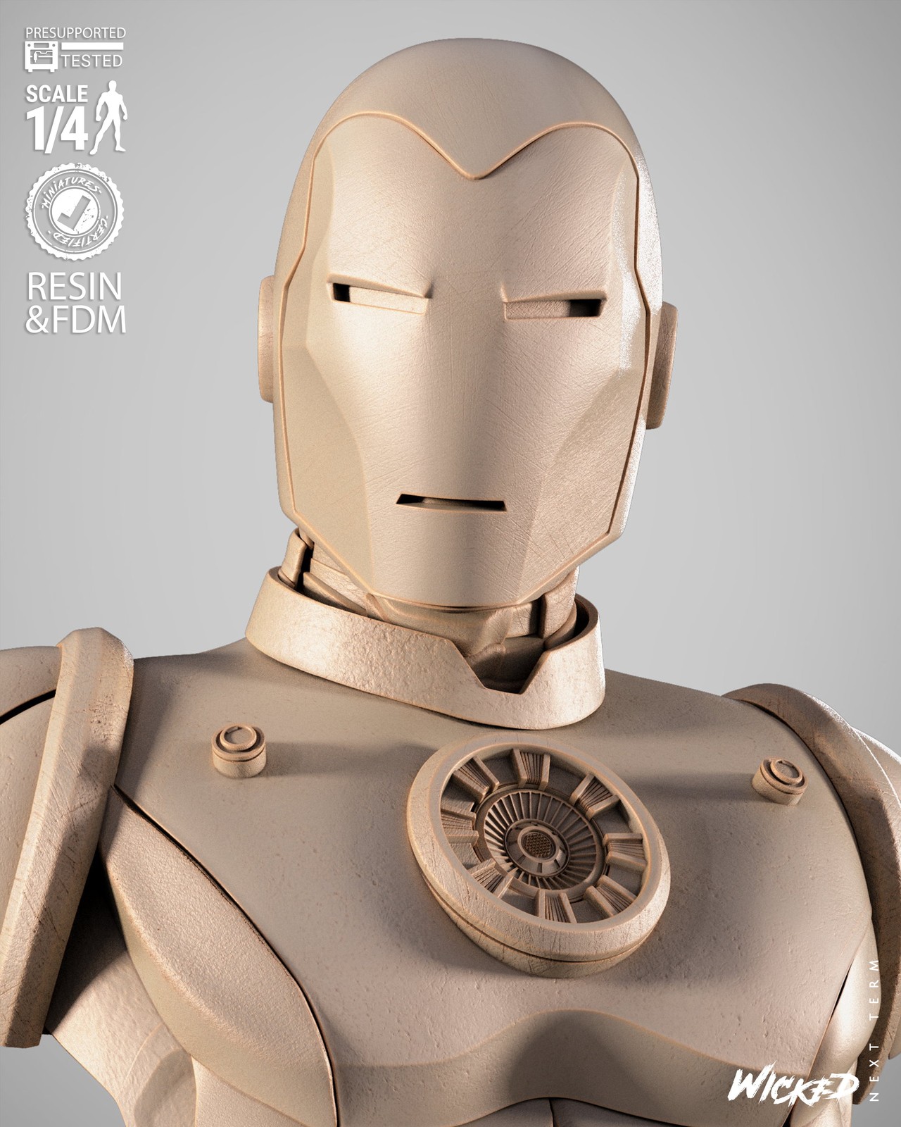Iron Man 2025 Portrait Bust - Image 3