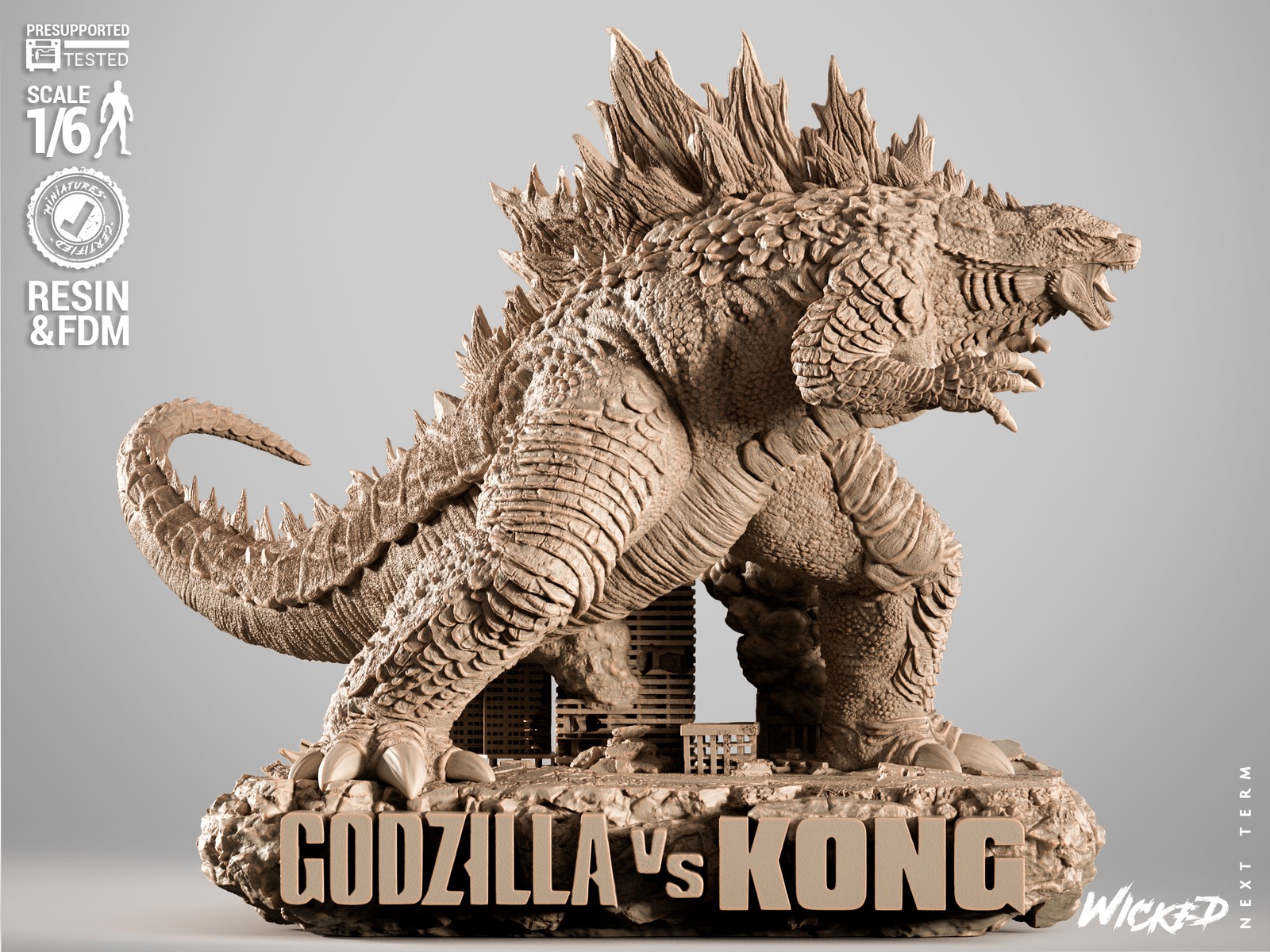 Godzilla Sculpture