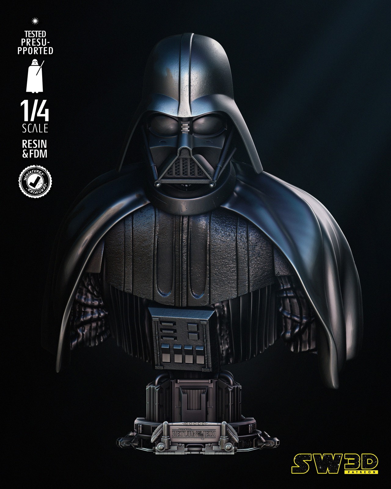 Darth Vader Bust Portrait
