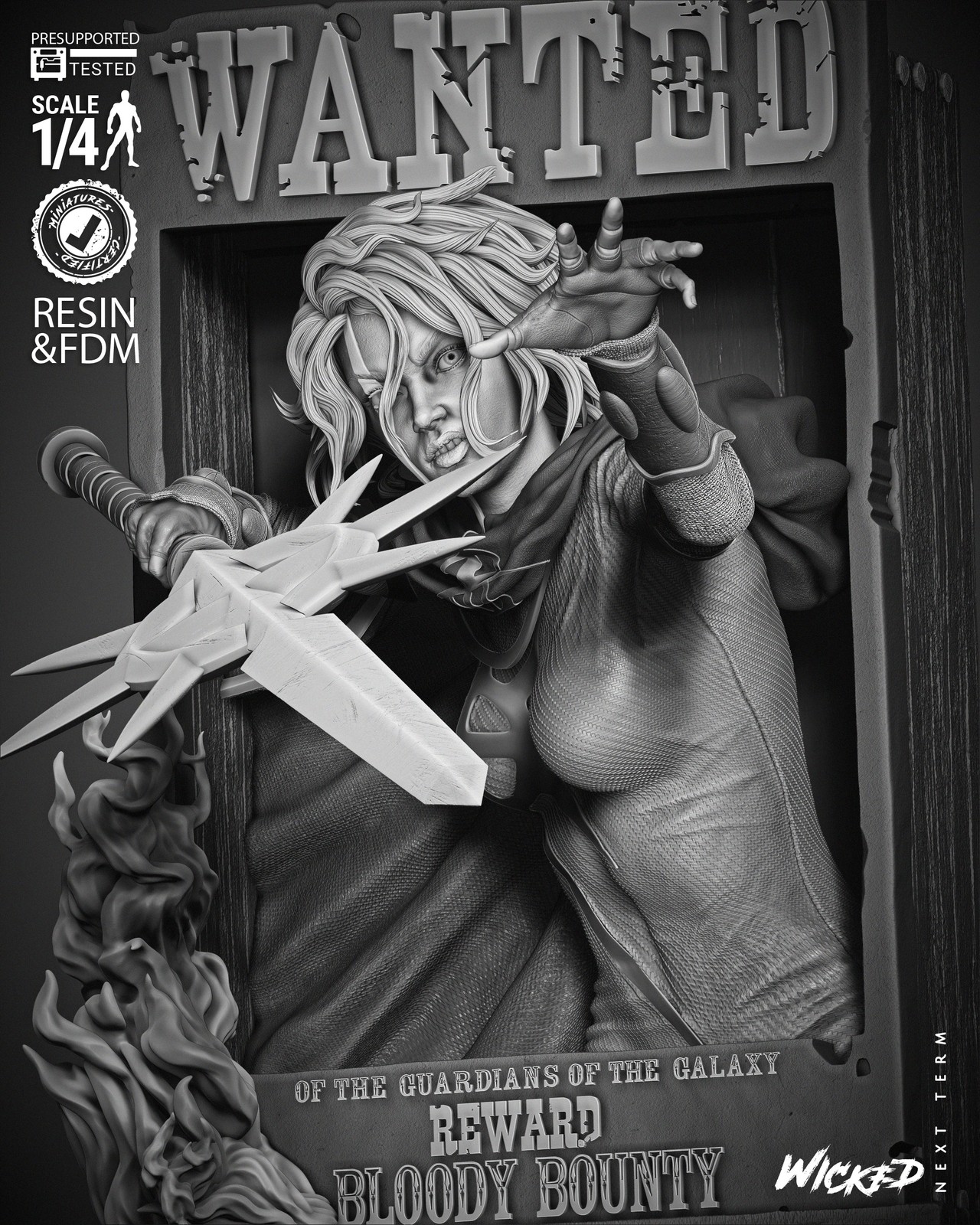 Quasar Bust Poster - Image 2