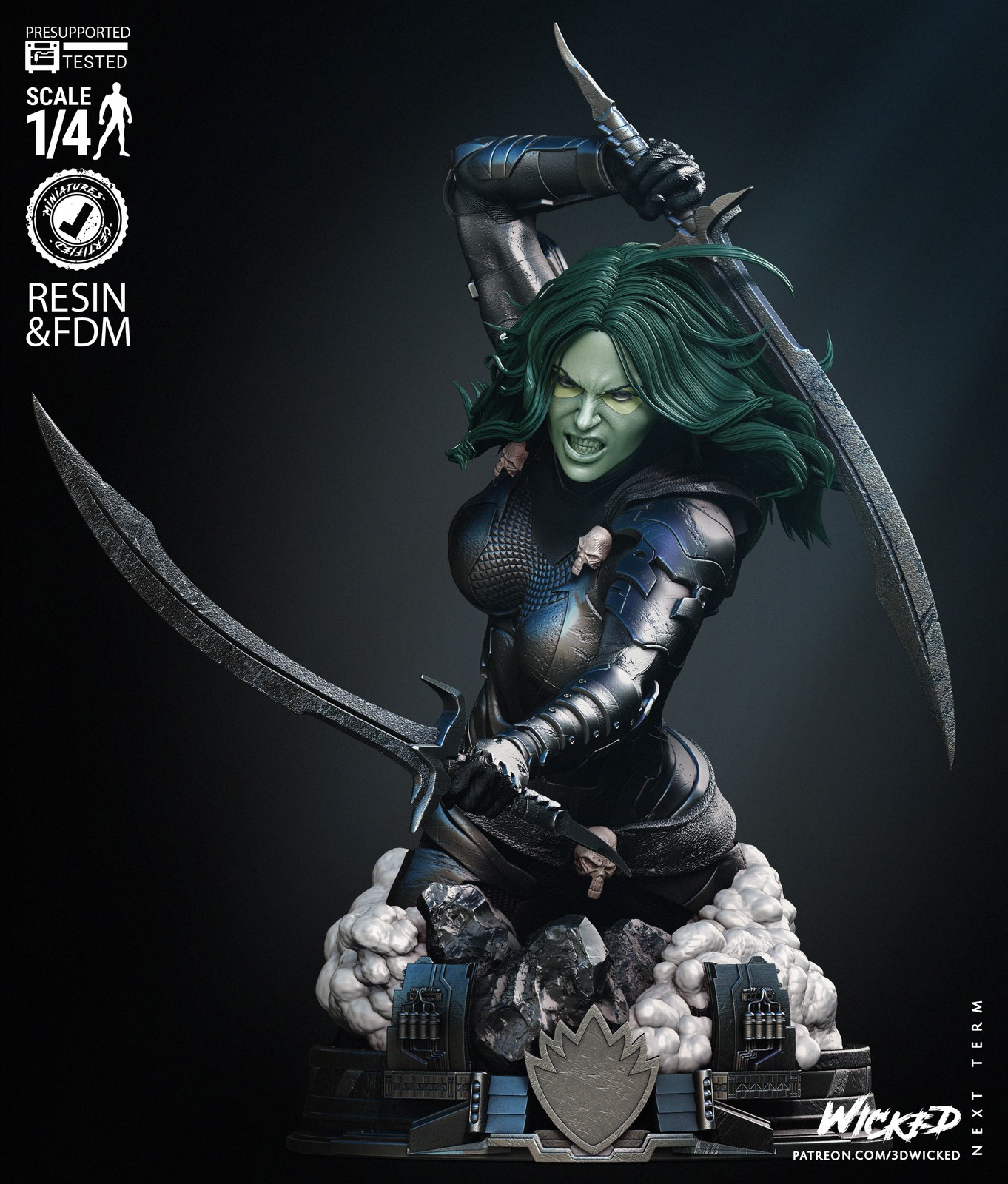 Gamora Comic Version Bust