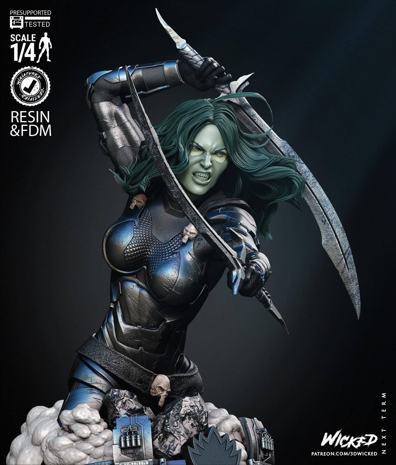 Gamora Comic Version Bust - Image 4